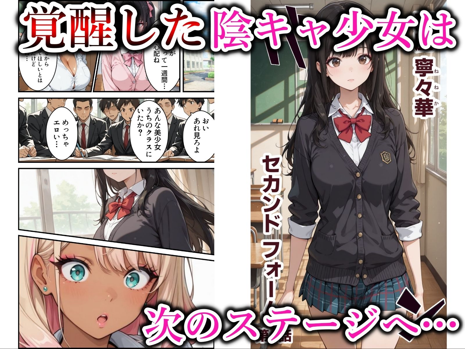 地味な爆乳陰キャがビッチギャルに堕ちる話