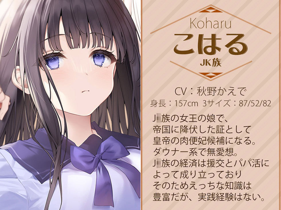 耳舐め肉便妃 皇帝陛下の孕ま性活！！ 後宮ハーレムでドスケベおま〇こ食べ放題♪【KU100バイノーラル】