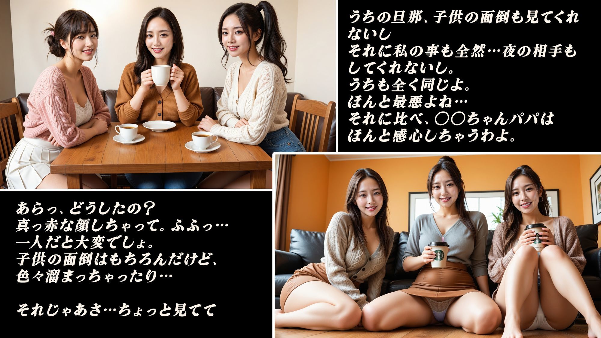 ママ友のお茶会に招待されたシングルファザーの僕2