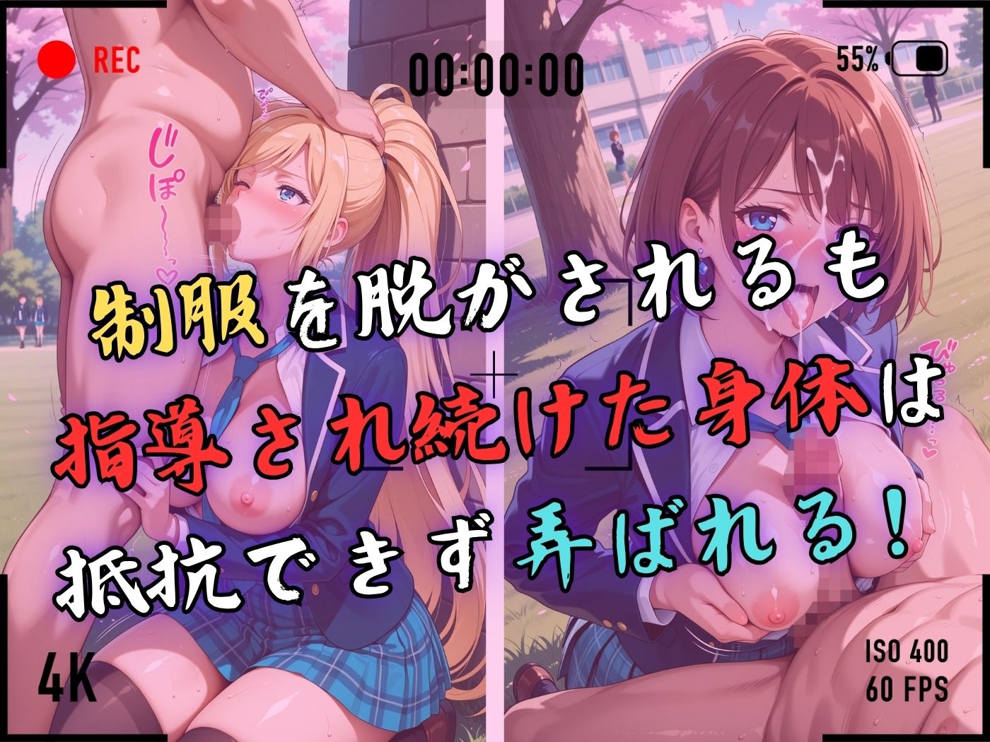 【4Kイラスト】1万3000人の生徒を抱いた校長による女子生徒への性指導（入学式編）