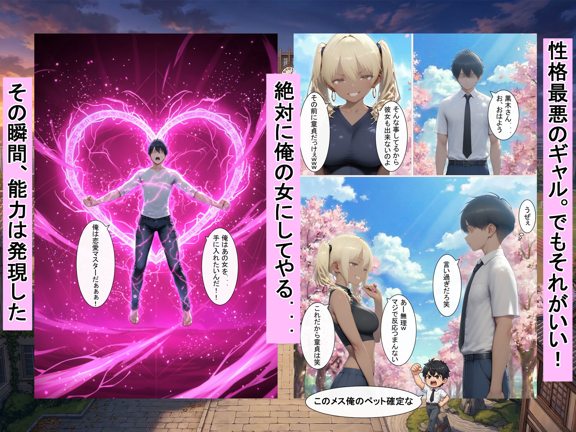 謎の人物から貰った能力で現実世界を無双！！女の子たちを情けない顔にさせる話