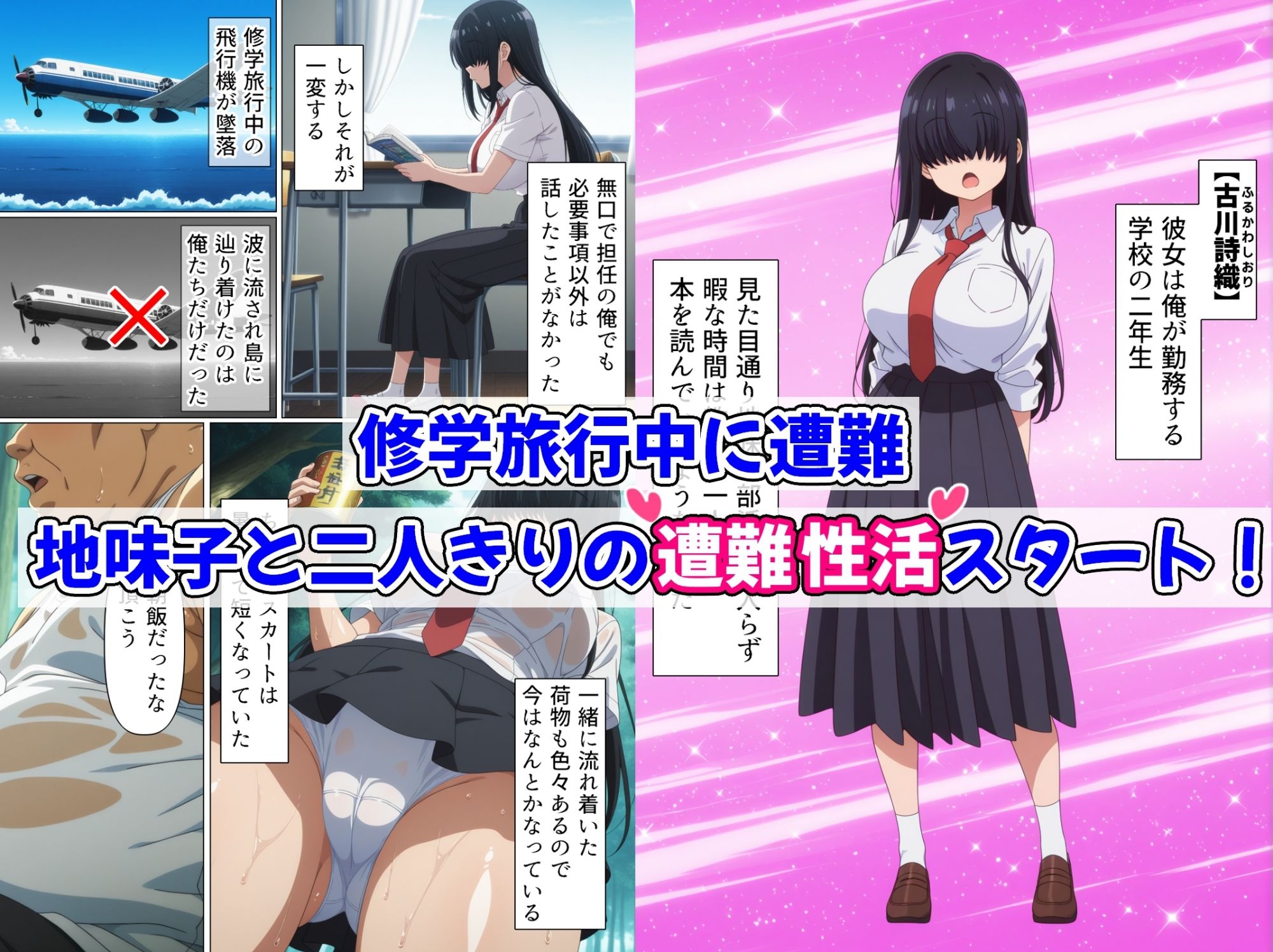 目隠れさんと無人島性活