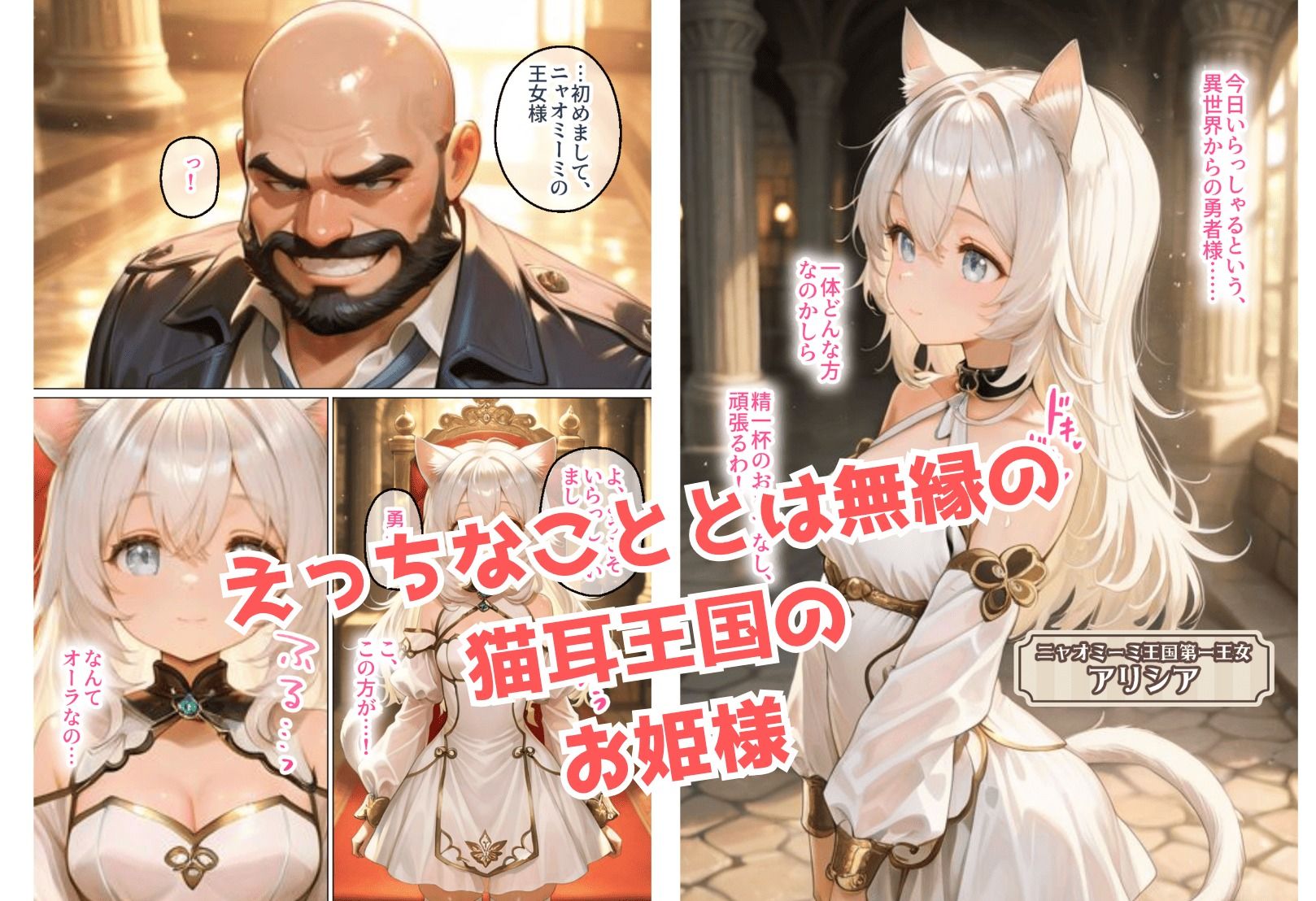 猫耳王国のお姫様がチン棒に服従した件【全Pセリフあり】
