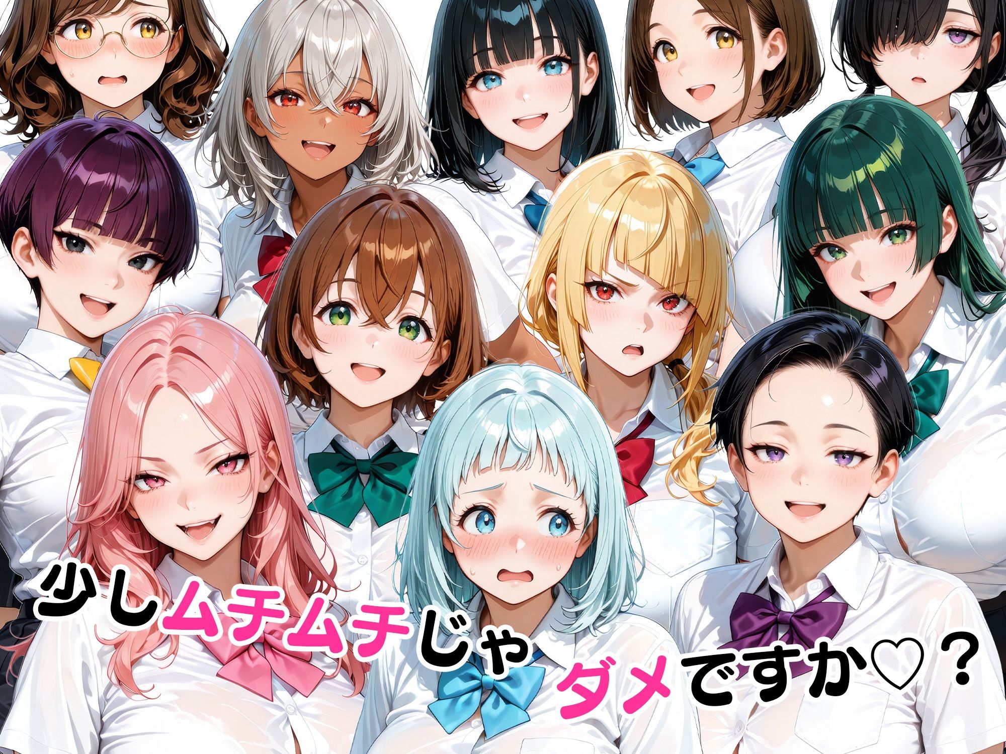 ちょっとだらしないムチムチ感がエロい12人の生徒