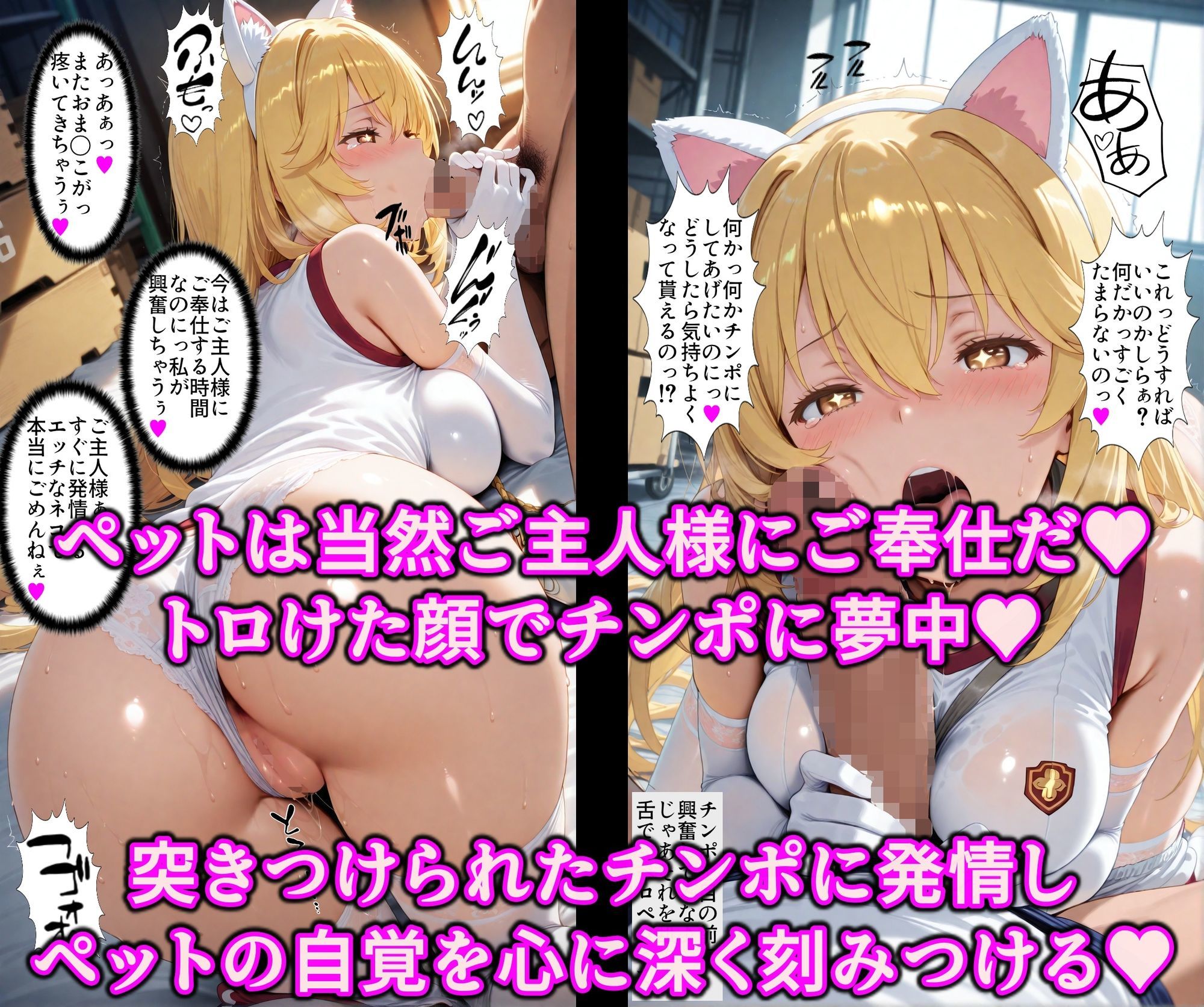 女王を逆洗脳で絶対服従の発情ネコ化！能力反射でエロい体の女王をマゾ洗脳♪何されてもアヘる俺専用の淫乱ペット