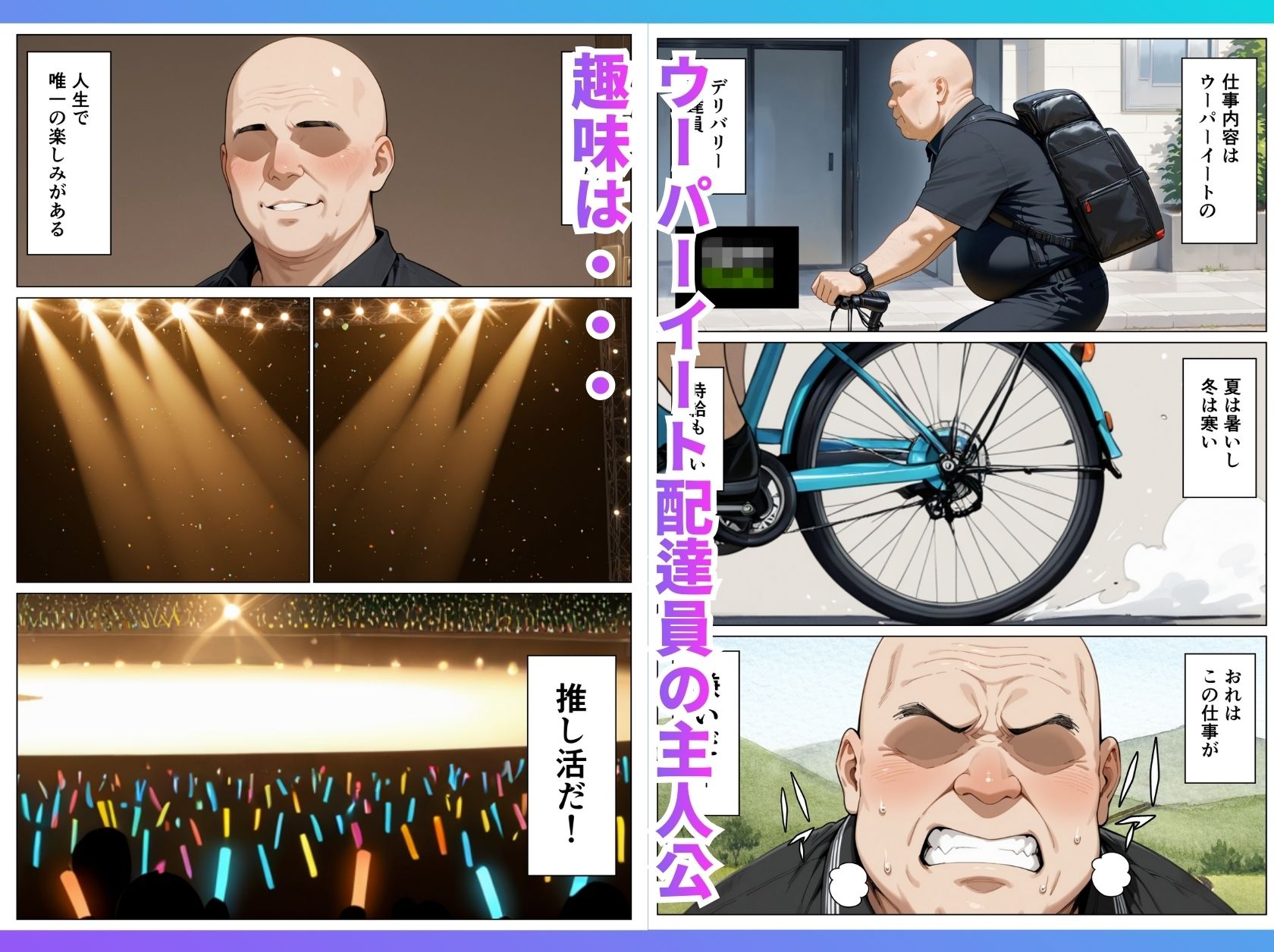 推しのアイドルがウーパーイート配達員の俺とセフレになった話