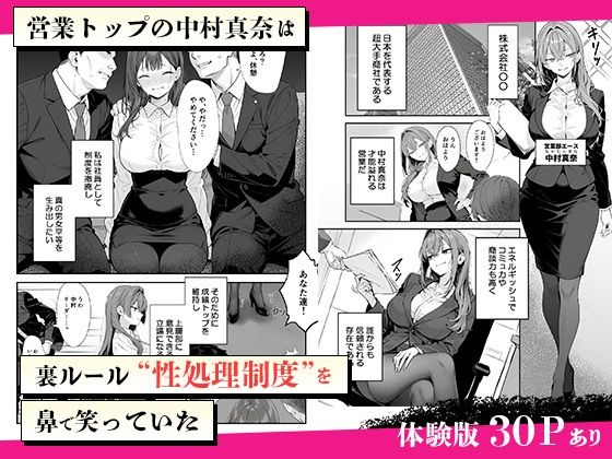営業成績最下位のOLが全社員の性処理係になる会社