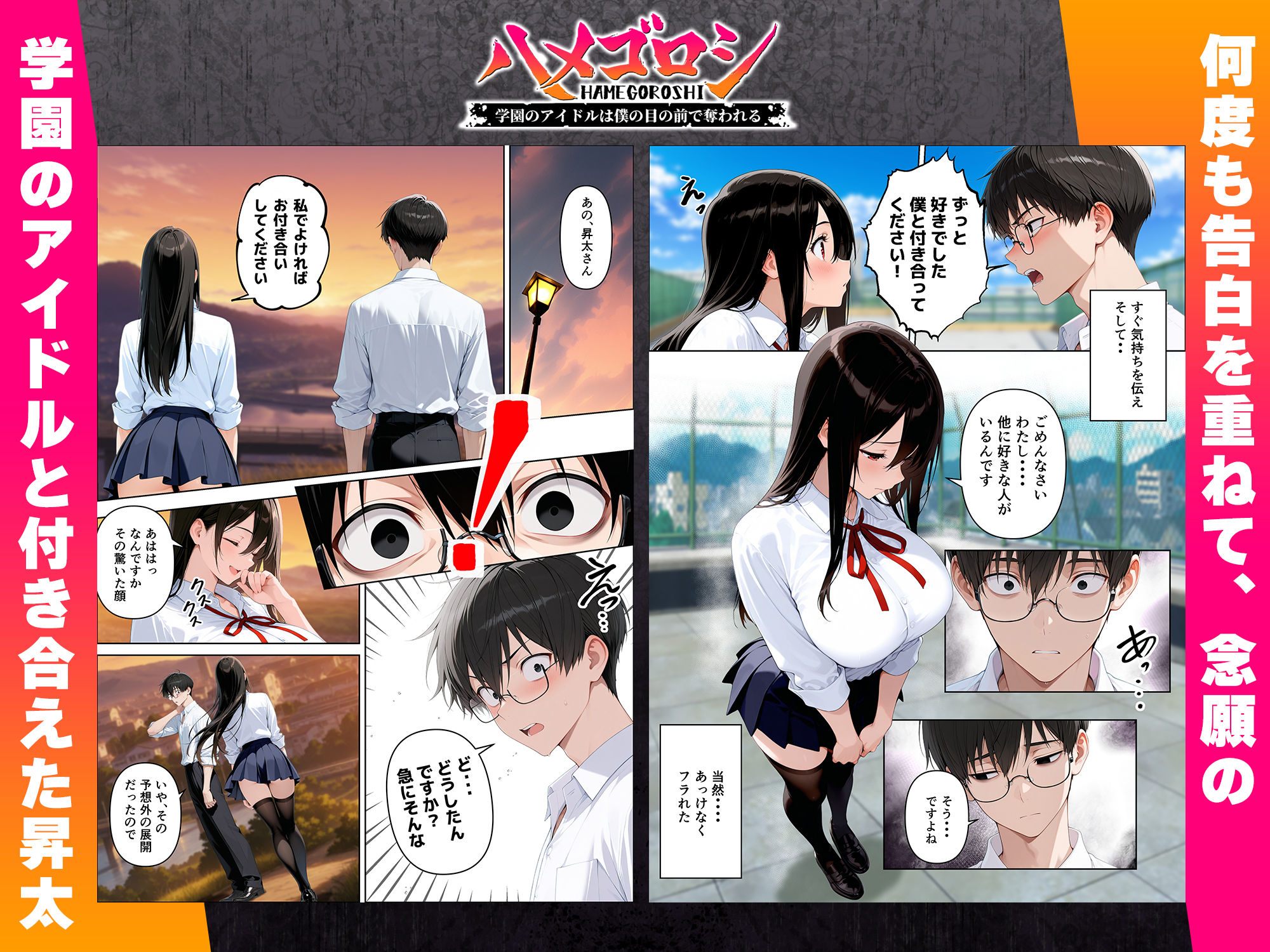 【本編345P！フルカラー】ハメゴロシ〜学園のアイドルは僕の目の前で奪われる〜