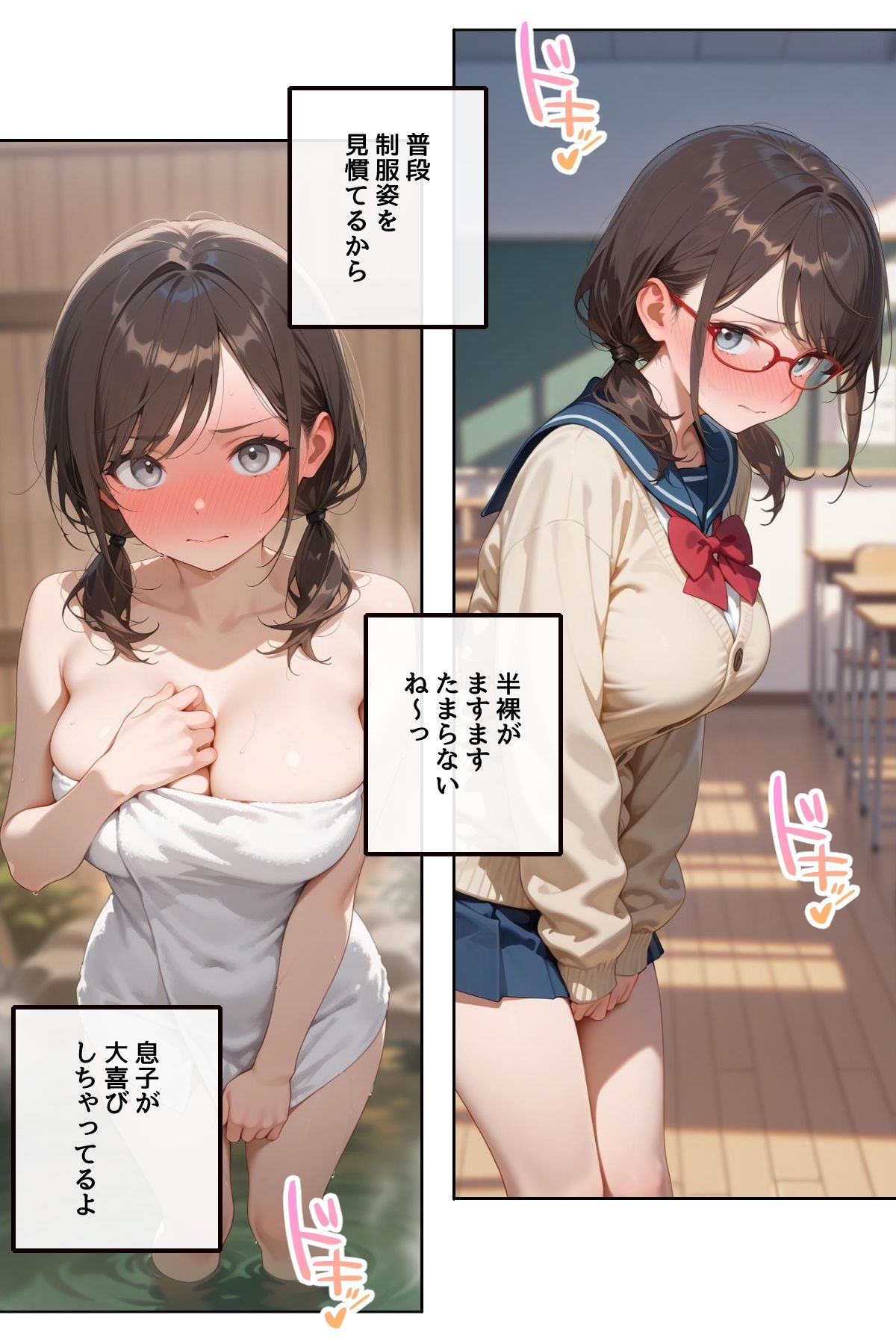 どこの女子校にもありふれた普通の性指導  〜温泉学園〜  1