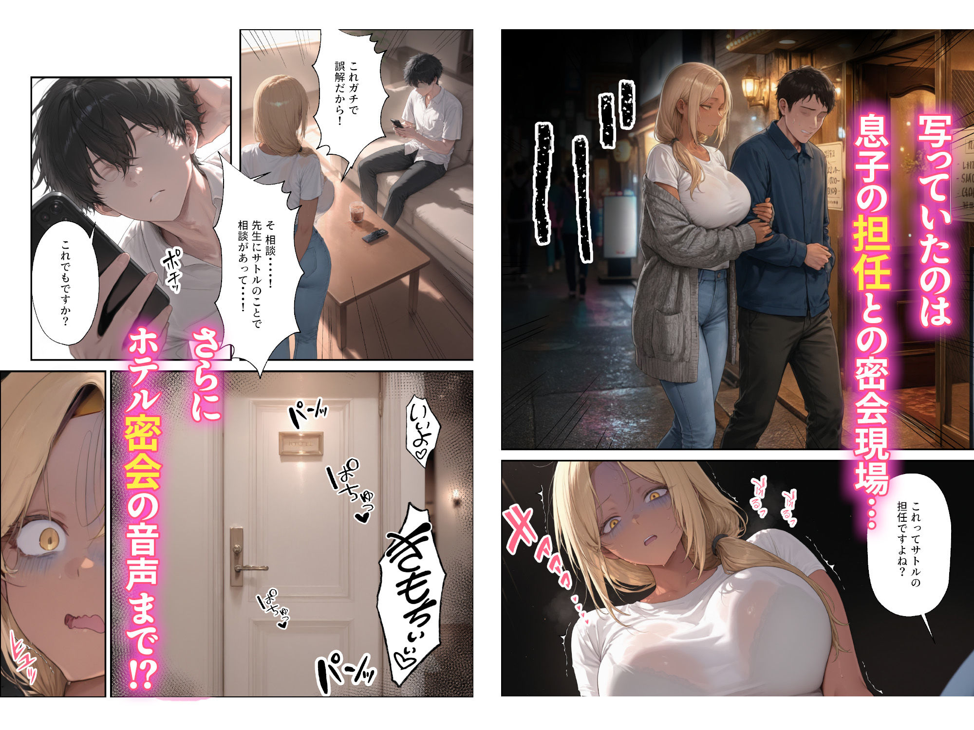 親友の母親 爆乳ギャルママの弱みを握ったので俺の嫁にすることにした【エロ動画】