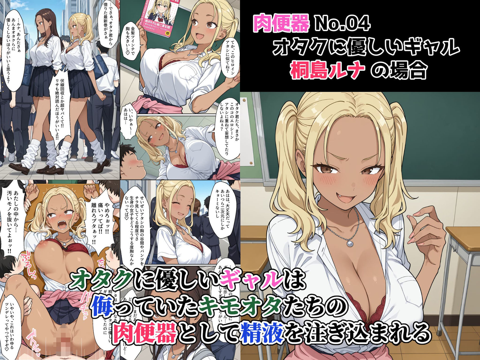 肉便器法の成立した世界で〜校内の好きな美少女を選んで肉便器にできる世界〜