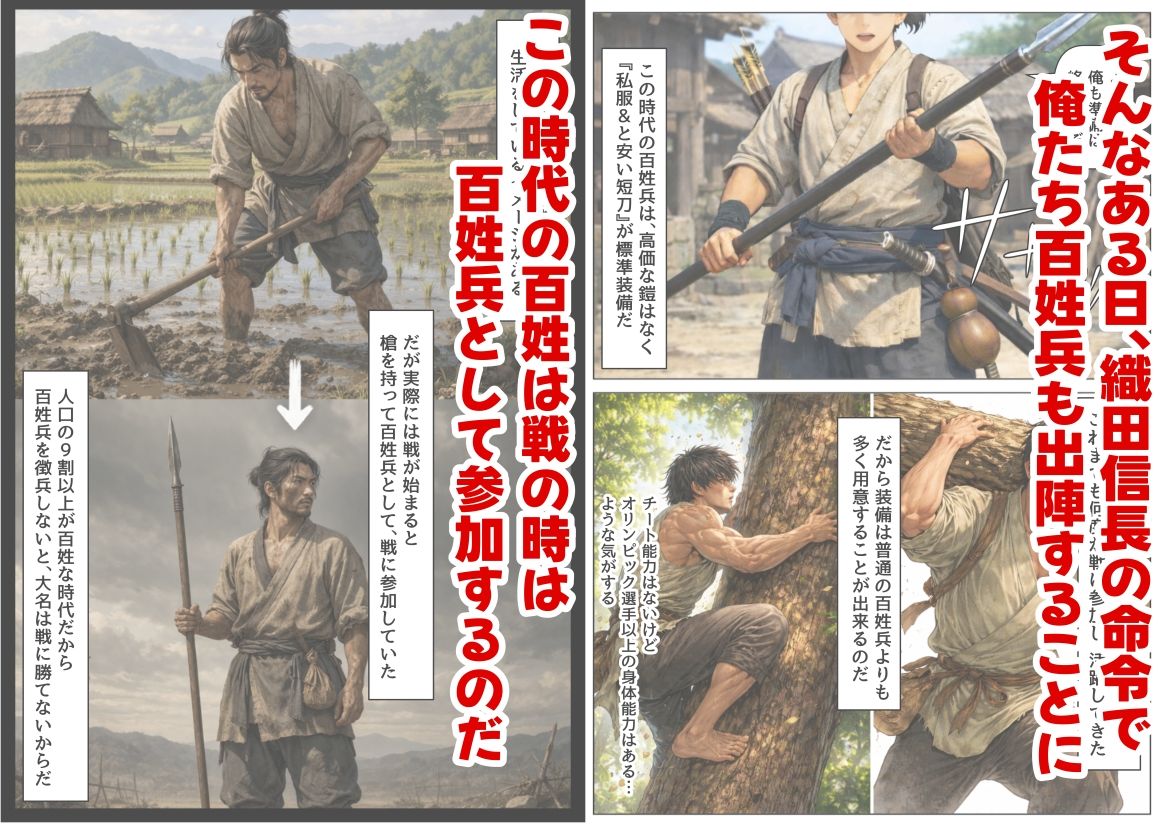 《戦の乱取り（略奪）》 戦国時代の農村に俺が転生したら、エロすぎた史実の話