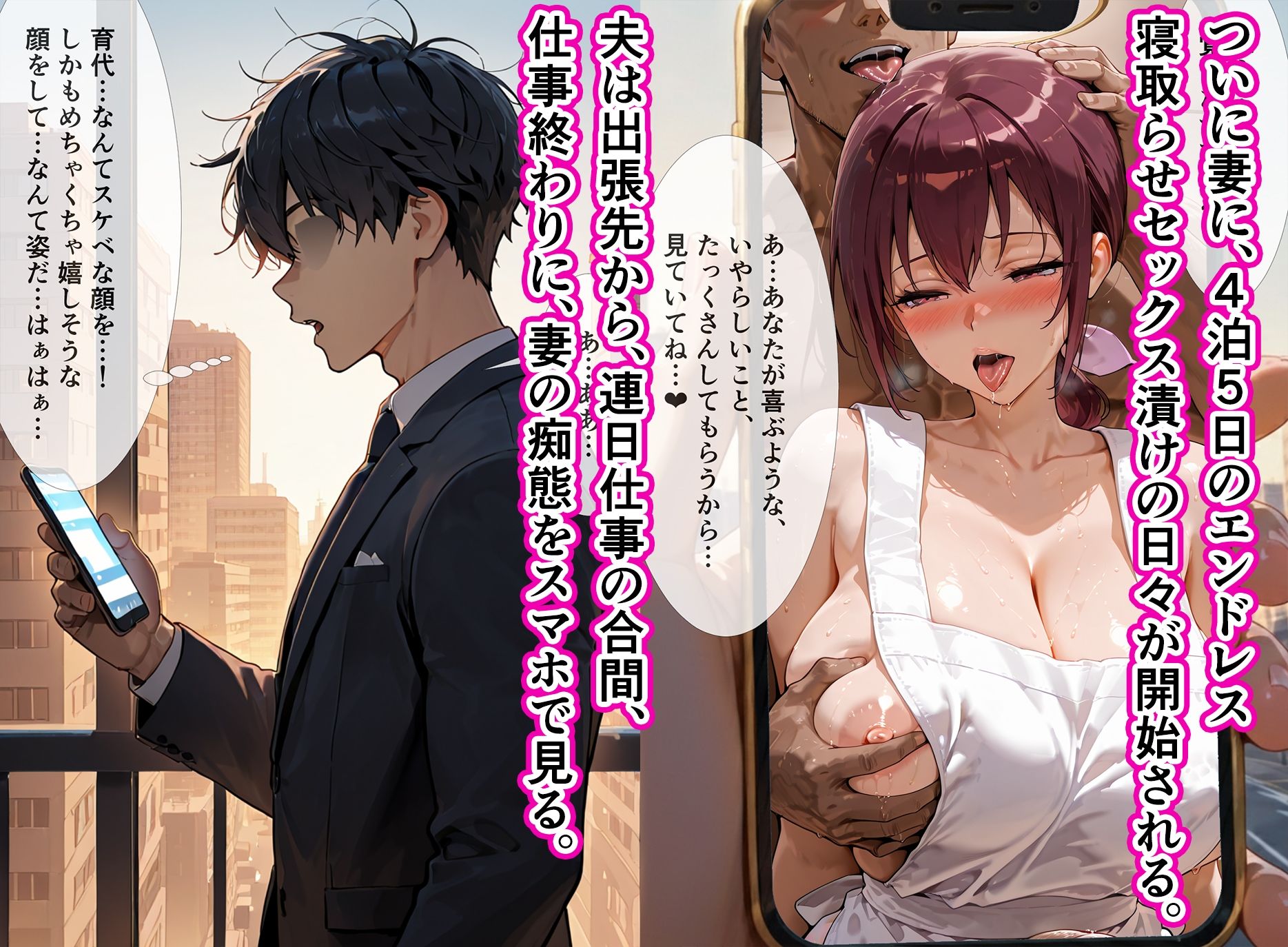 育代ママ、ED夫のために一肌脱ぎます！vol.04〜夫の出張中4泊5日寝取らせプレイで脳破壊〜