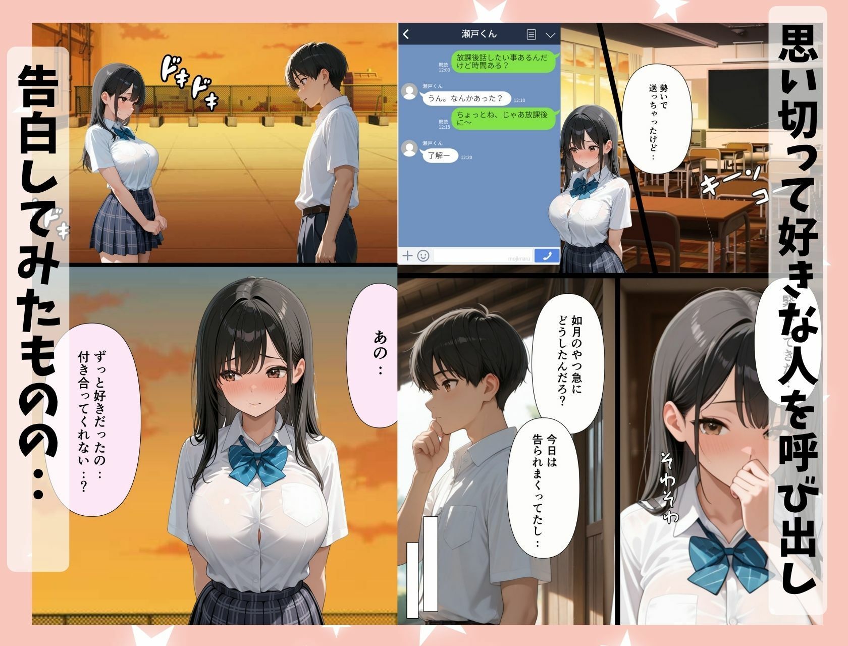 ギャルなぎさちゃん。黒髪清楚系にイメチェンし一途なご奉仕セックスで本命彼女に昇格しちゃう話