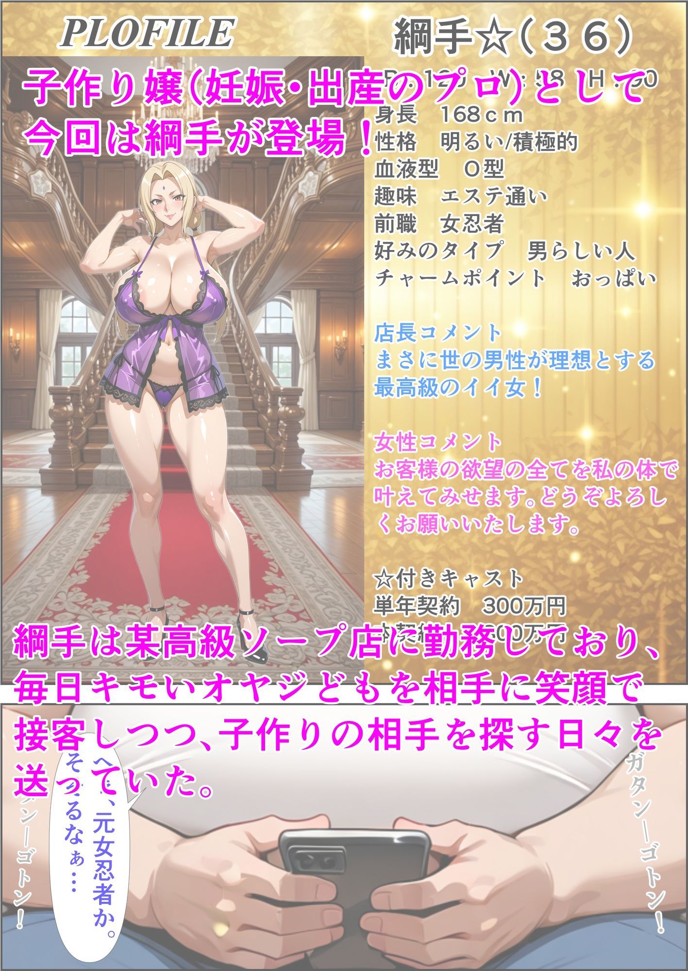 子作り嬢  綱手