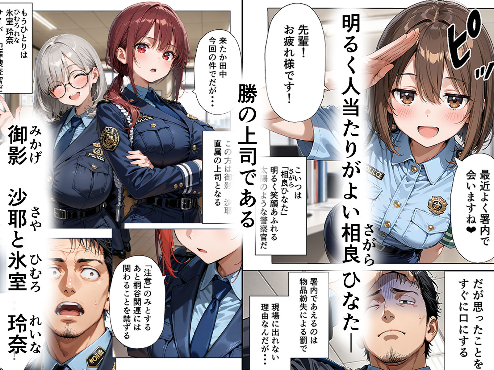 婦警憑依  後輩婦警に憑依したら事件が解決しそうな件  CaseI  相良ひなた編