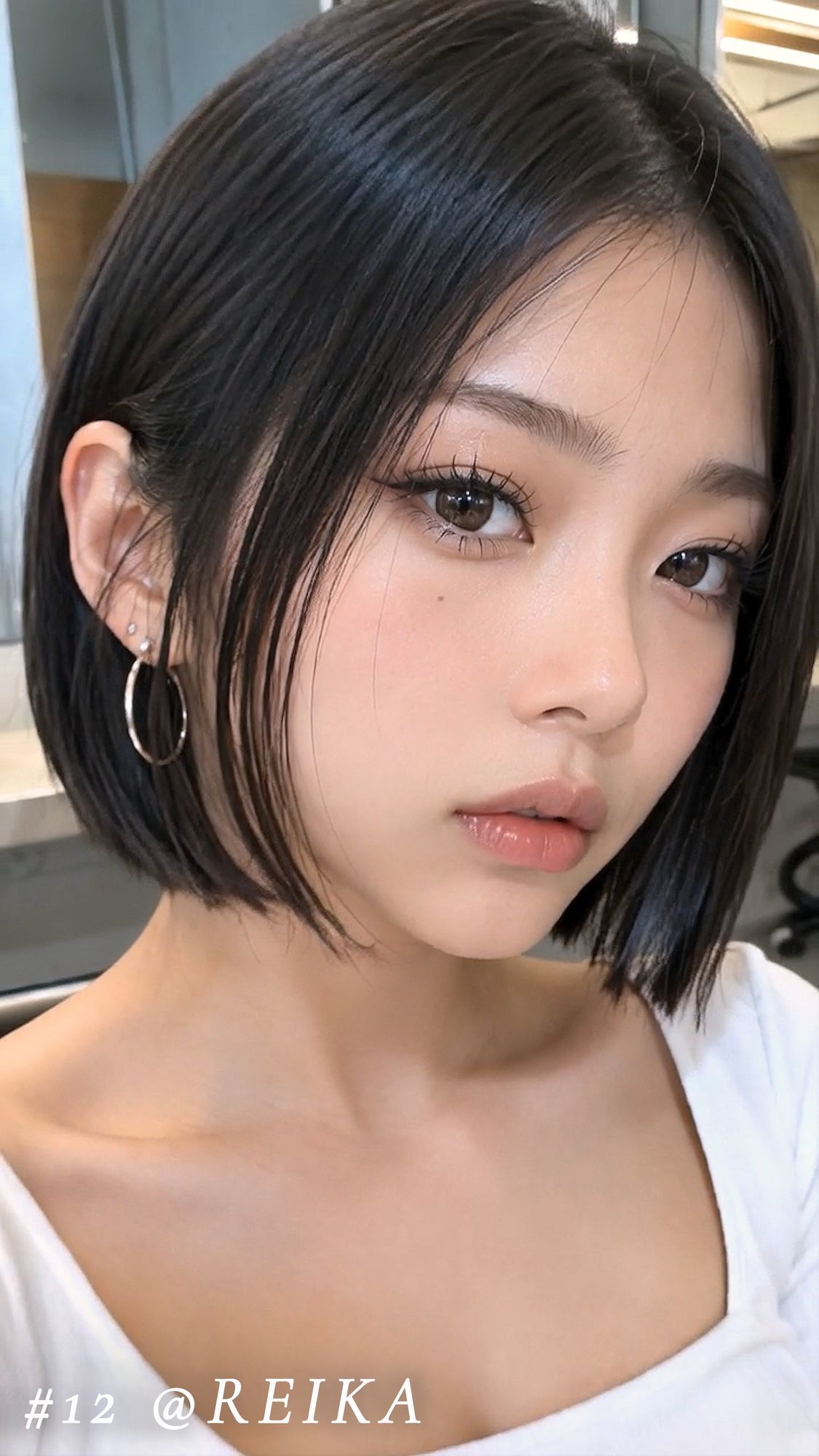 美容室に行っただけなのに4回も大量顔射された私…。おしゃれなクール系美容女子たち20人、Before＆After顔射オムニバス【4K縦動画】