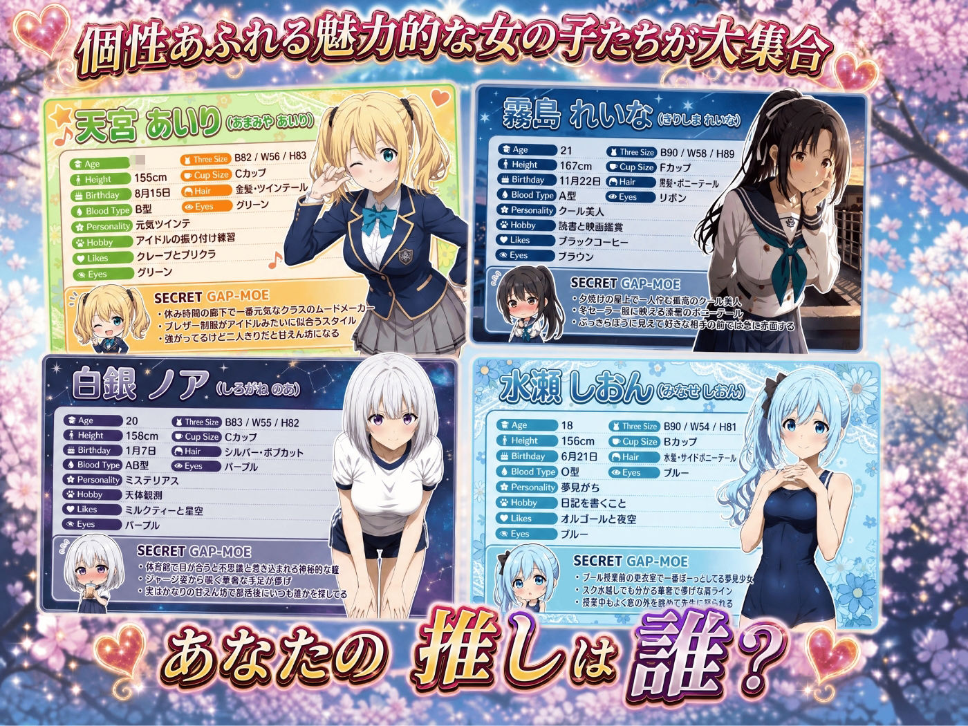 【美麗4K】3年1組あなたの彼女 〜学園生活で出会う最高の彼女たちとの物語〜【学園編/新ED付き】