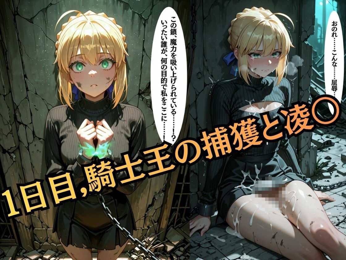 【特大ボリューム500枚】監禁奴●屈服ヒロインズ 〜騎士王が壊れて肉人形になるまで〜【セリフ付き】