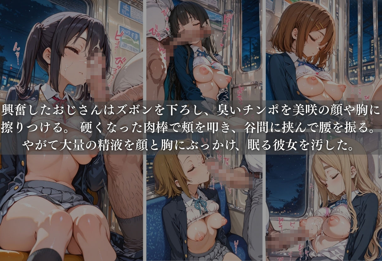 痴●列車ボテ腹END 〜キモおじリーマンに孕ませられる現役女子校生〜 Vol.4