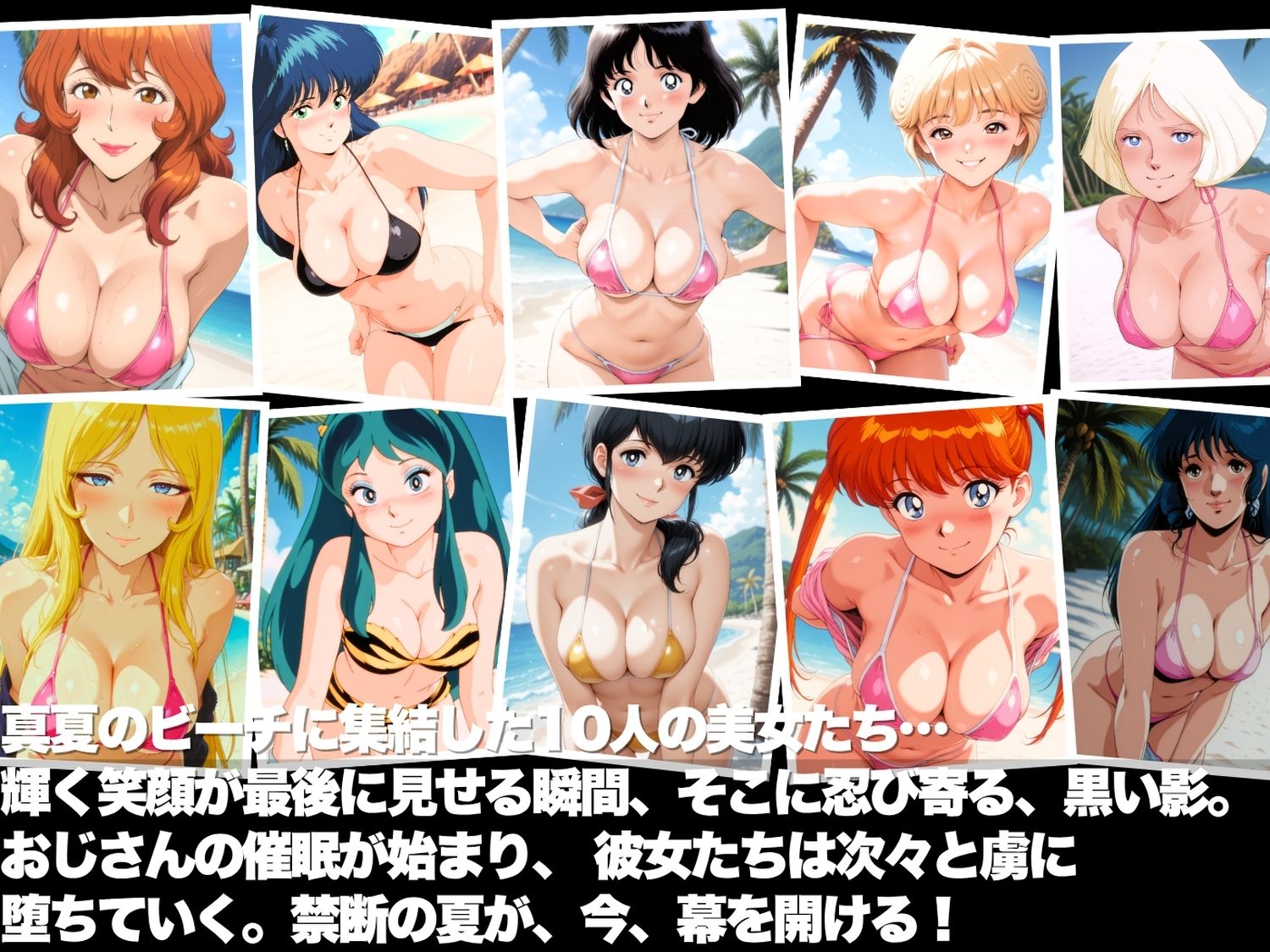 真夏の海辺で堕ちて 〜おじさんの虜になって妊娠するまで〜 いろいろ編