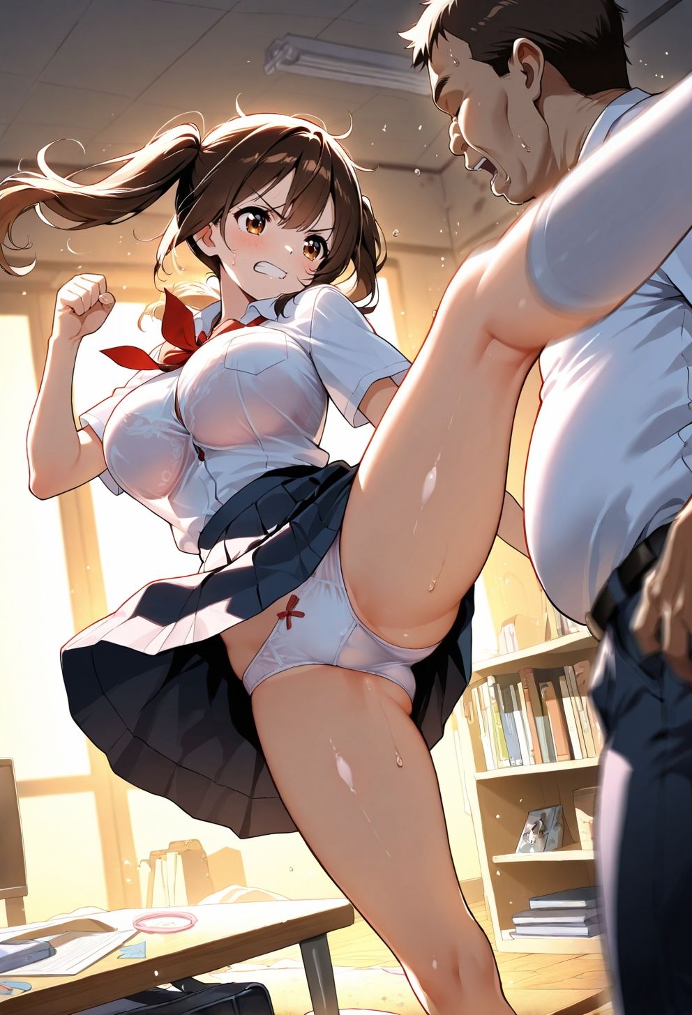 汚部屋へようこそ 巨乳ちゃんへの中出し日記