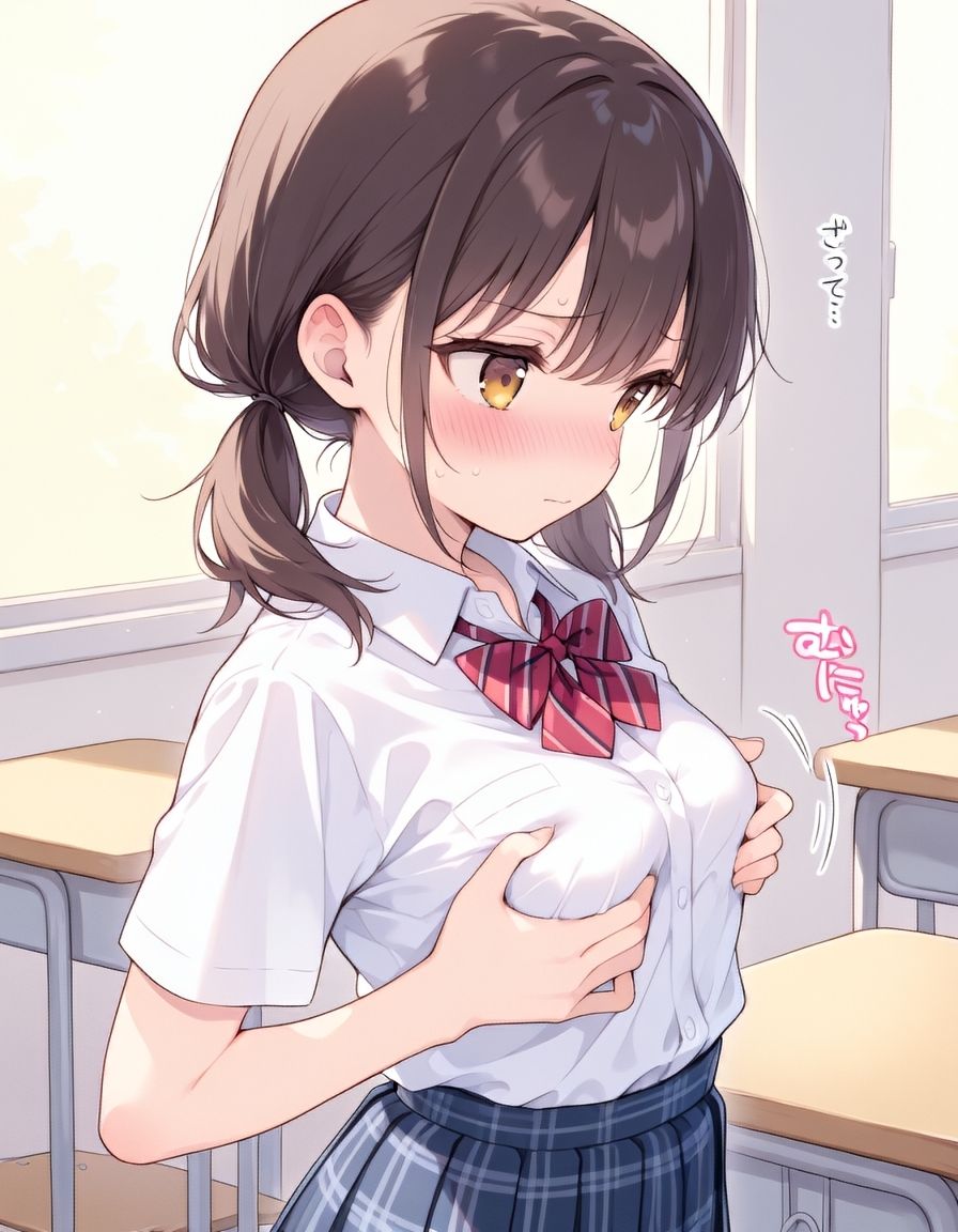 【Vol.6 番外編】「教室の隅でこっそりオナニーがばれて…茶髪ちゃんの赤面本番エッチ。」