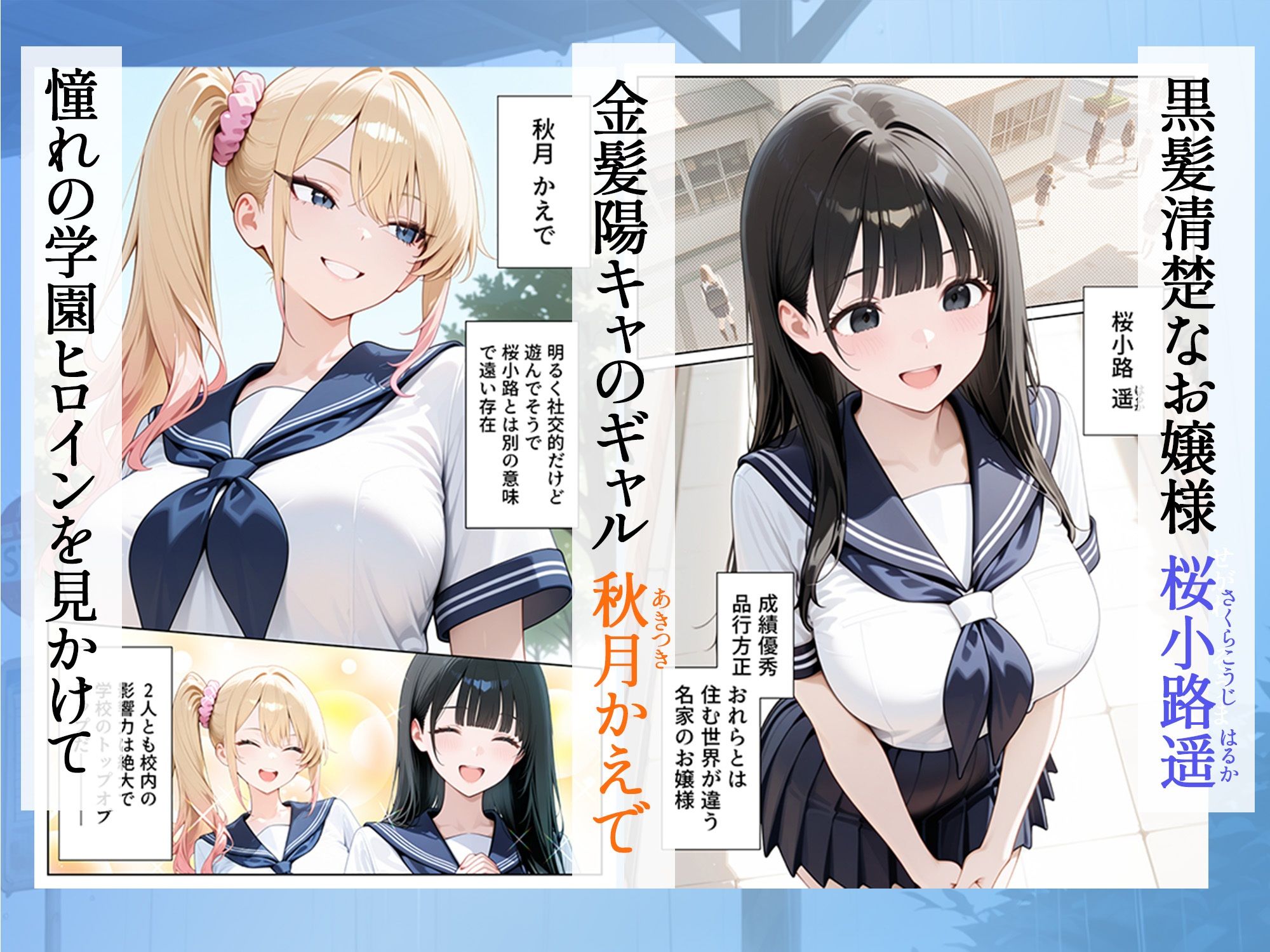 雨宿りのバス停で学園美女と濡れ透けSEXした話