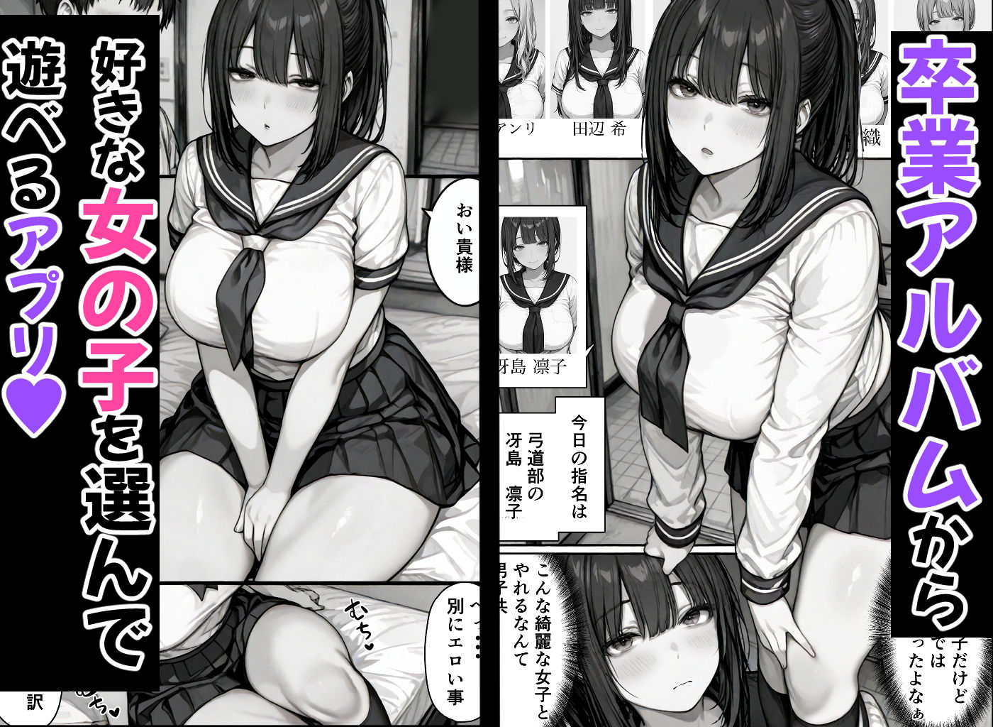 卒アル催●アプリ クラスメイトを催●支配できる卒業アルバム大全集 【総集編・セット作品】