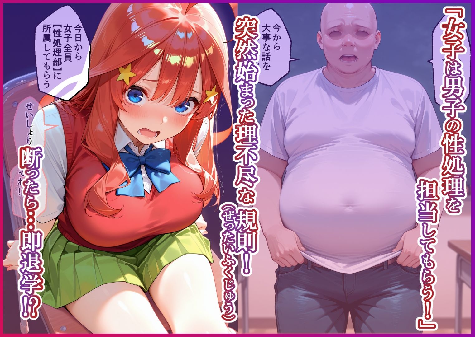 S○Xしないと即退学？  今日から全員強●性処理部（はーと）中出しでご奉仕ポイント大量GET快楽堕ち凌●学園
