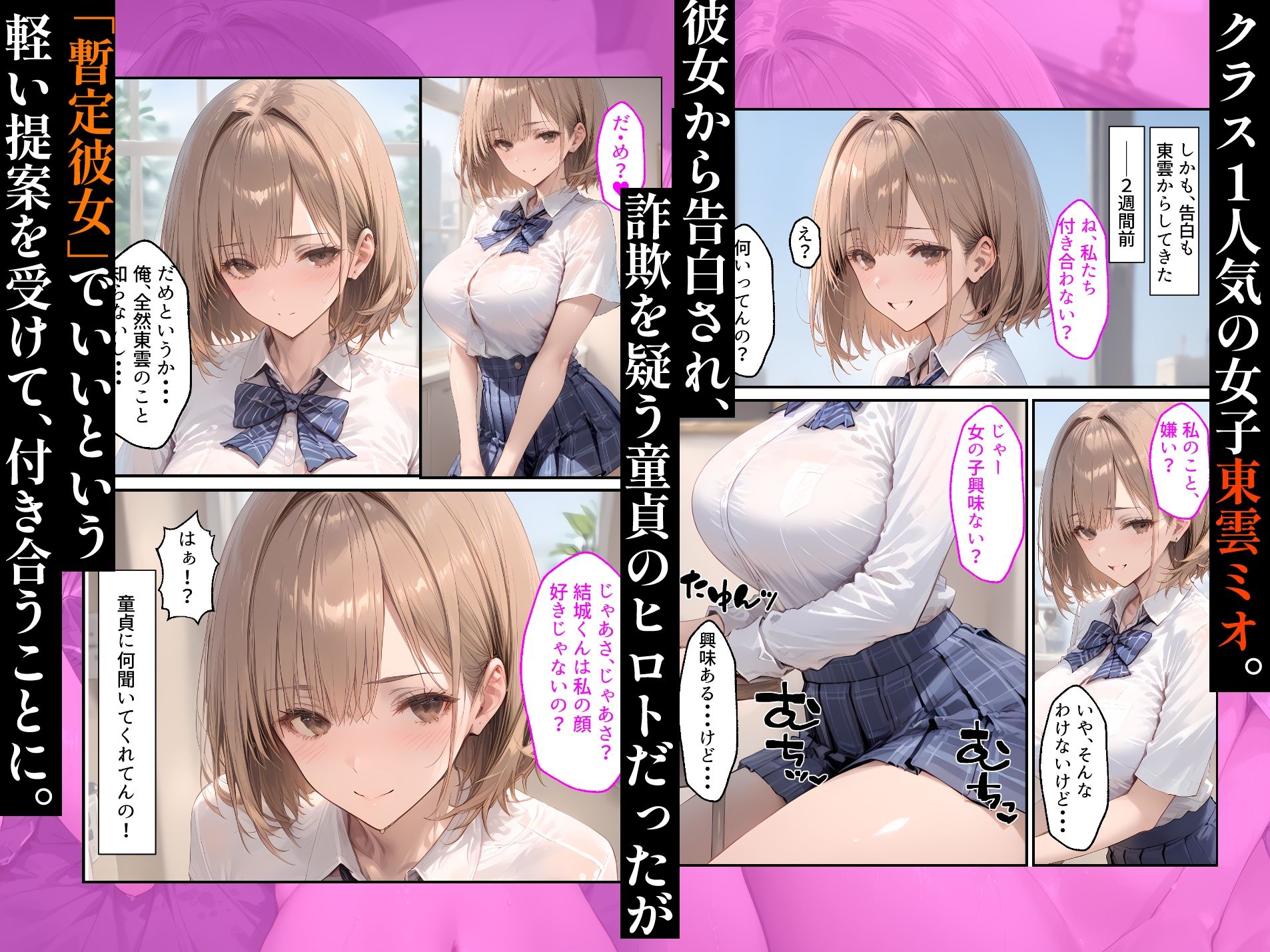 【漫画】幼なじみとの浮気で人生初セックスしたら、嫉妬した彼女の中出しおねだりが止まらない話
