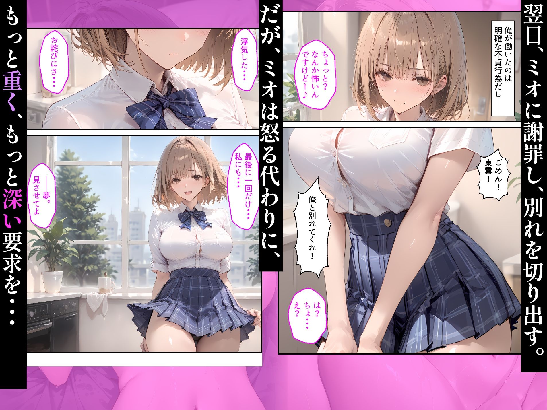 【漫画】幼なじみとの浮気で人生初セックスしたら、嫉妬した彼女の中出しおねだりが止まらない話