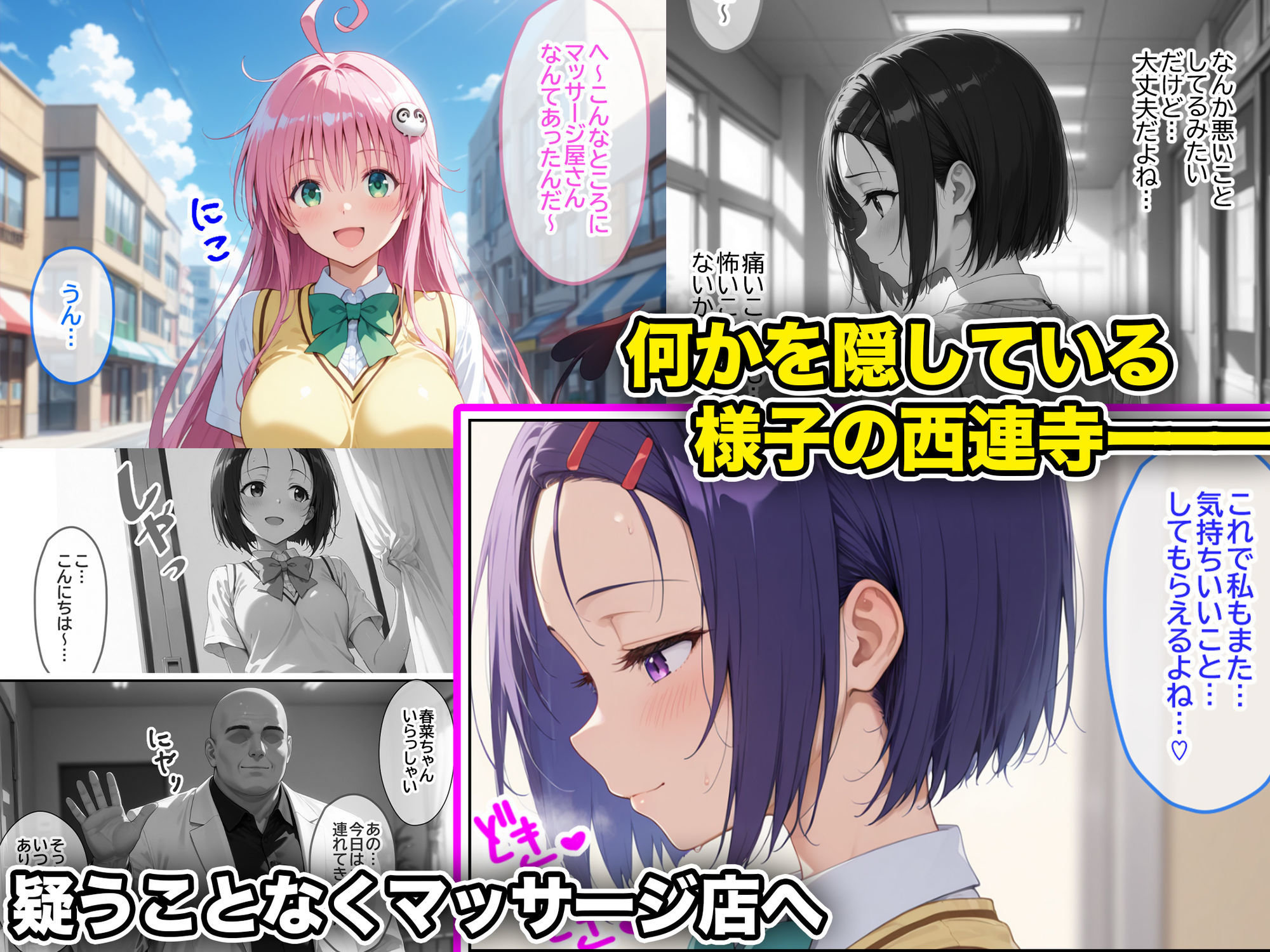 ネェ、早く挿入てぇ！オネダリララ  -媚薬オイルマッサージで快楽堕ちコース-  前編