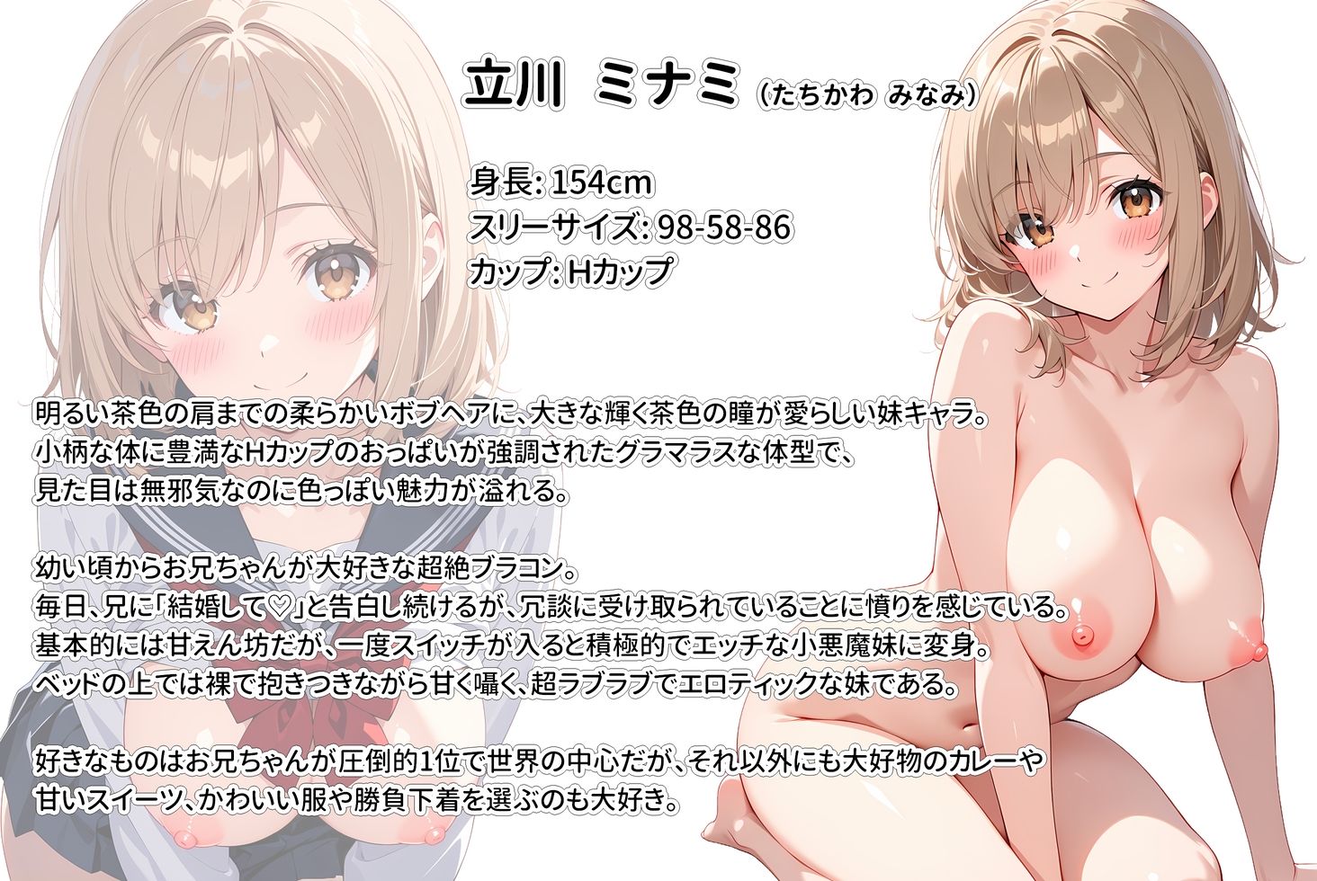 間違って媚薬を飲んで発情しちゃった爆乳妹が大好きな兄に中出しおねだりしてきた！
