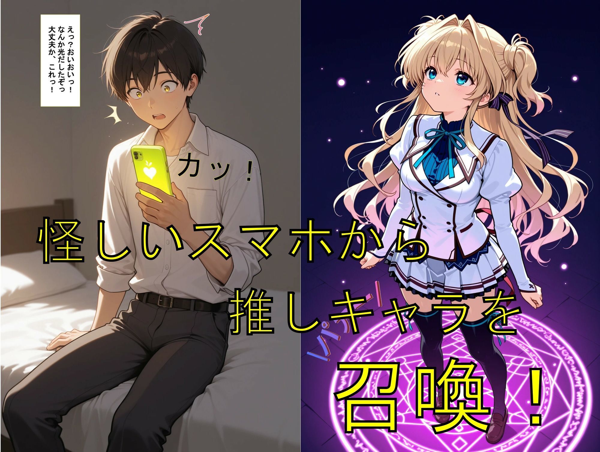 推しキャラ召喚した俺！ ツンデレ？いえいえデレデレ美少女を堪能する 〜瀬〇  愛理〜ver