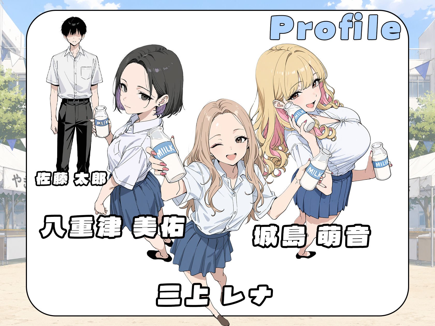 この部活何かがおかしい〜文化祭の出し物は女子たちの搾乳牛乳販売！？〜