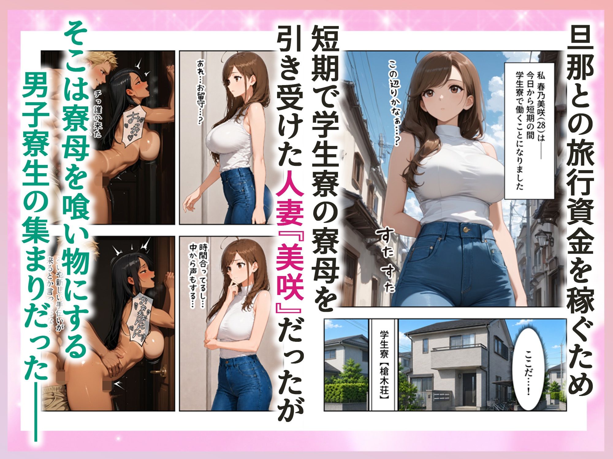 人妻寮母  清楚な人妻が生徒達に回されてメス堕ちした話