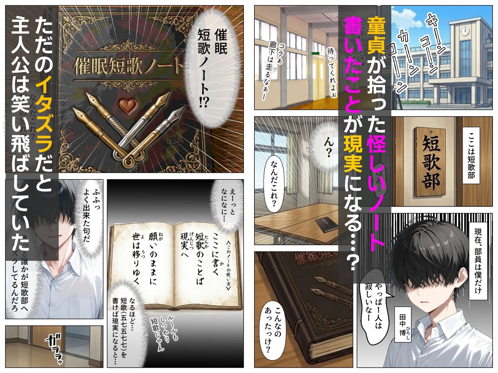童貞の僕が催●ノートで一軍ギャルと3P？？絶頂生ハメSEXした話