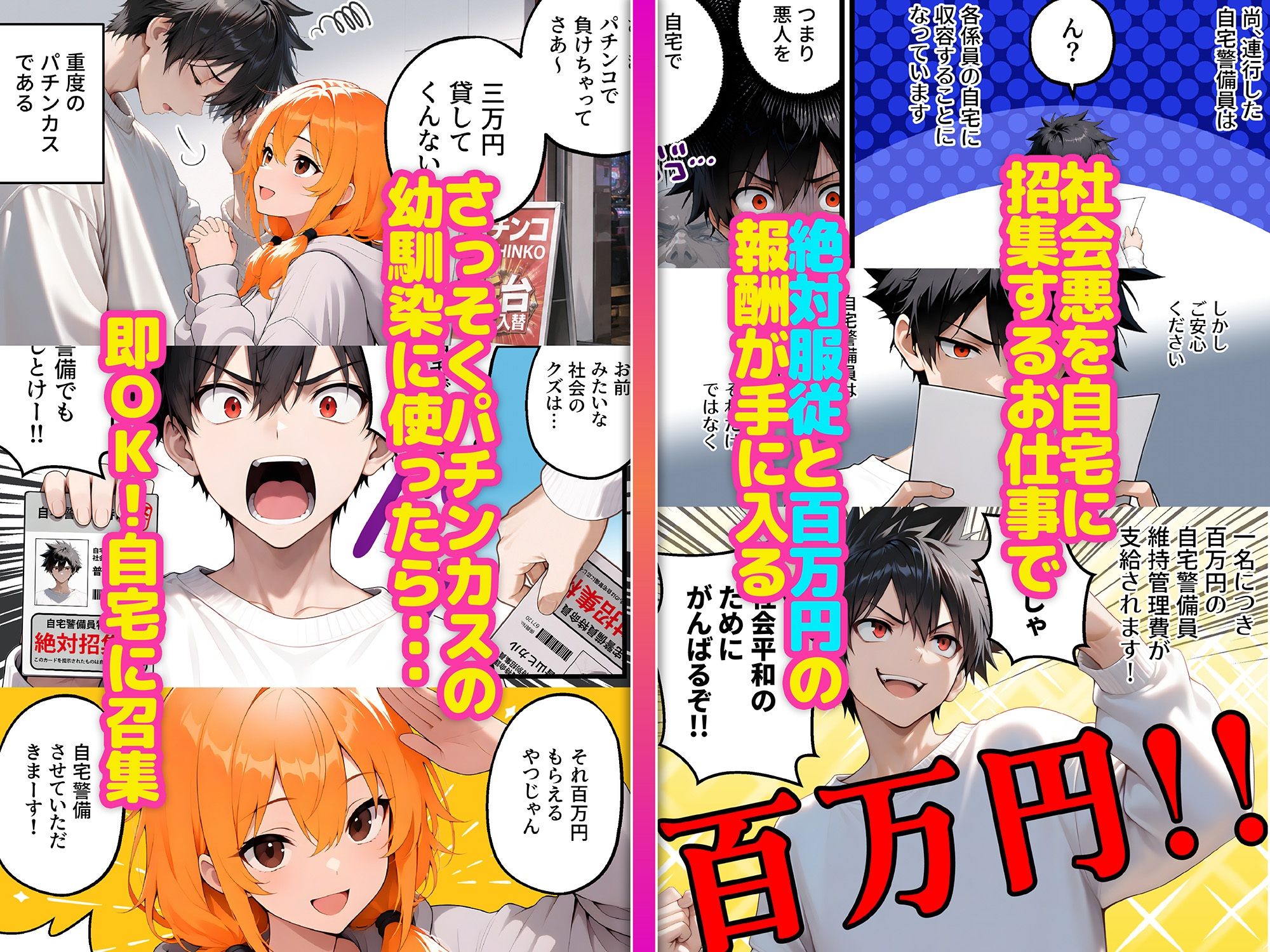 自宅警備員特命係になって悪女におしおきしてたら俺の部屋がハーレムになった件