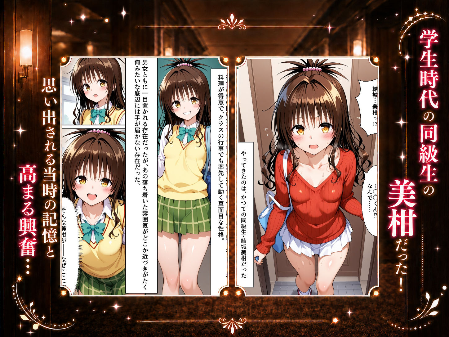 扉を開けたら美〇が立っていた