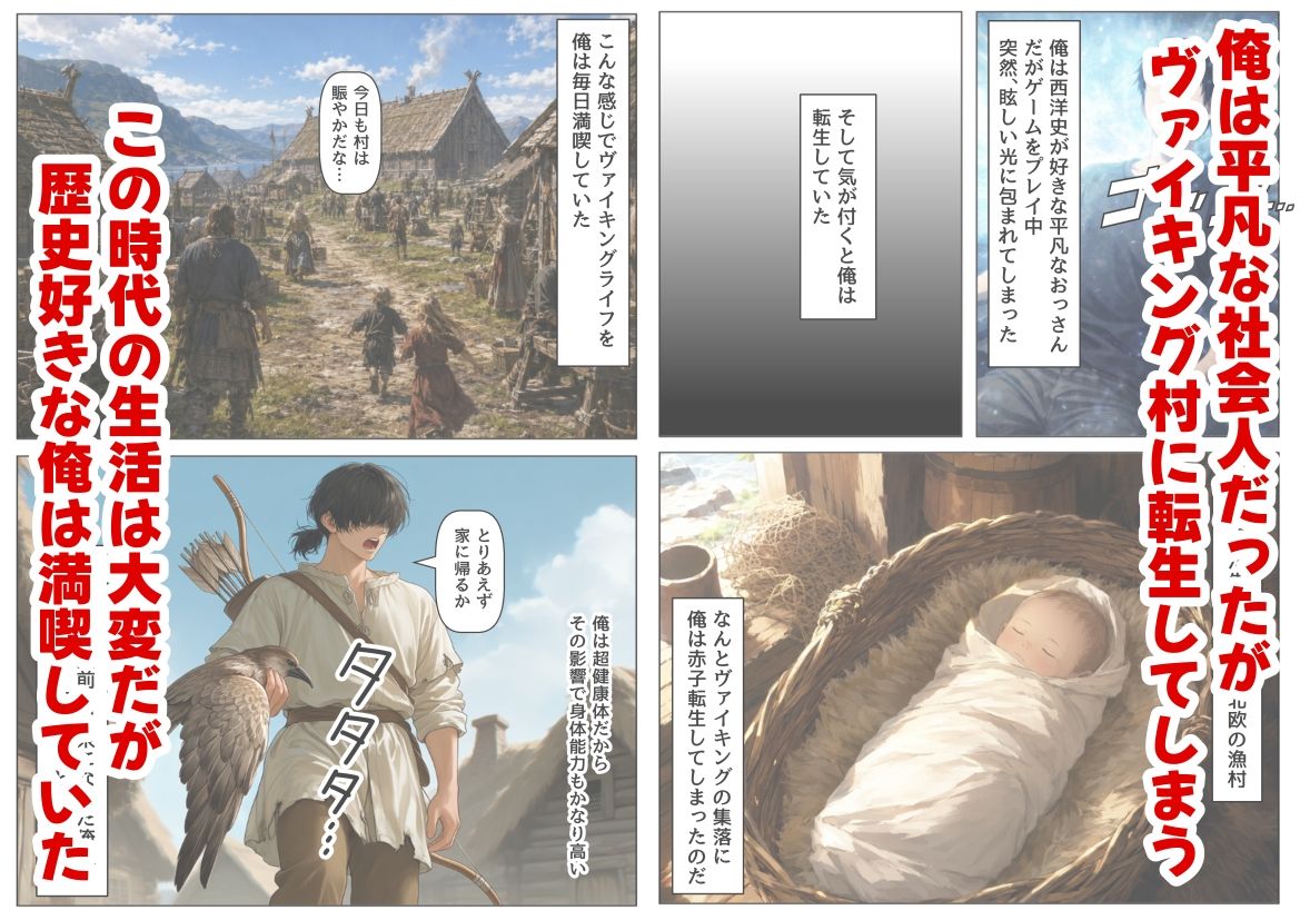 ヴァイキングに転生したら、エロすぎた話