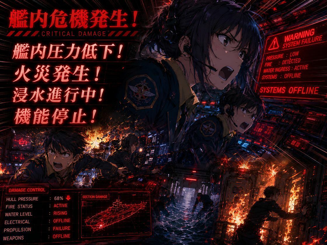 【敗北】捕らわれた艦長テスタ…仲間を守るための沈黙