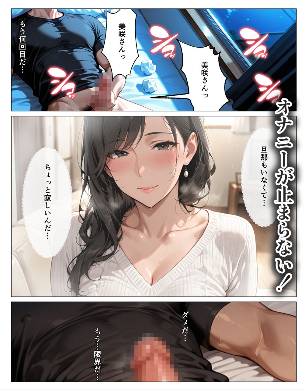 清楚だと思っていた人妻大家は欲求不満でビッチビチだった