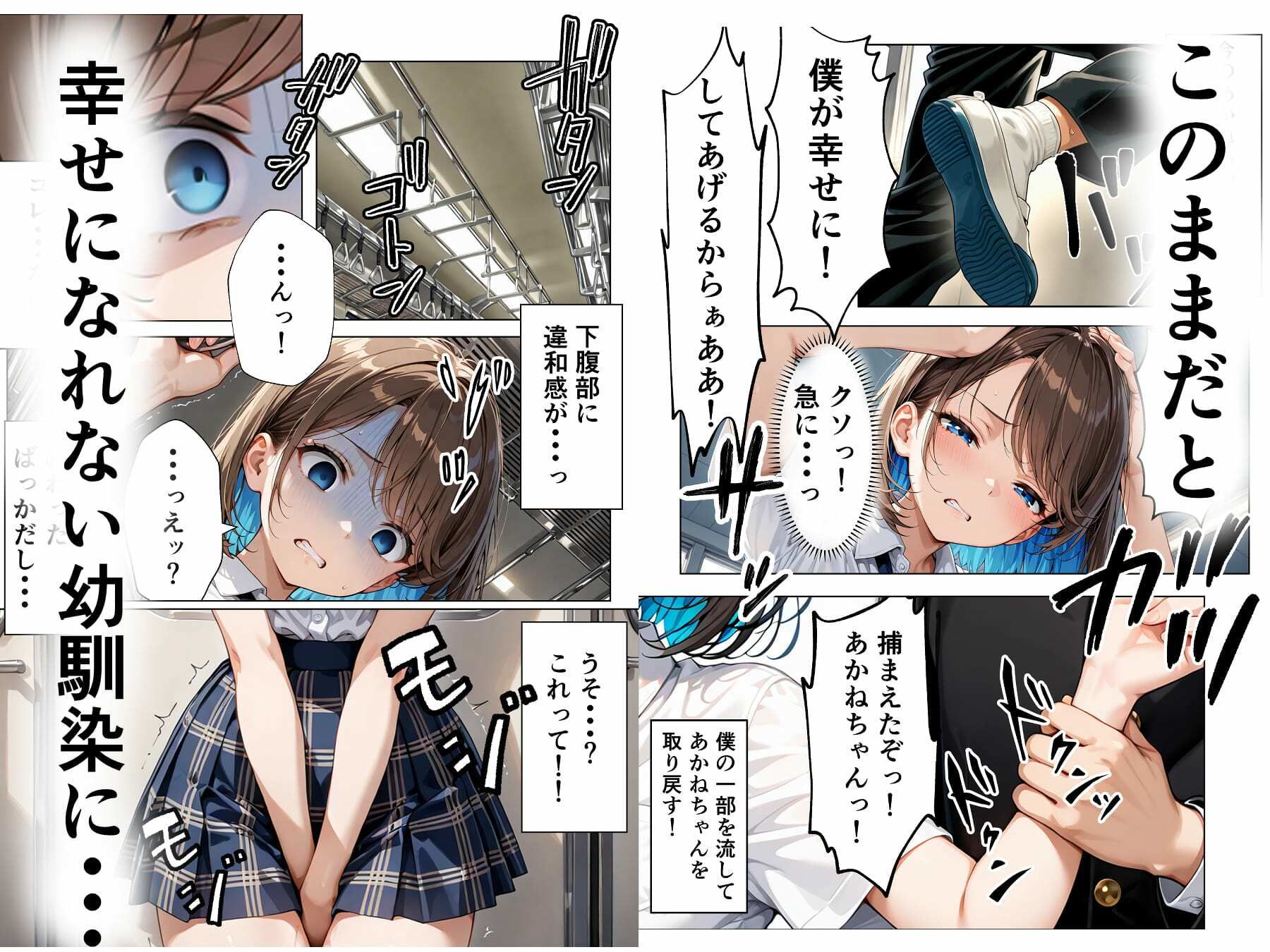 学園排泄  幼馴染がいじめるので人格排泄して幸せになります