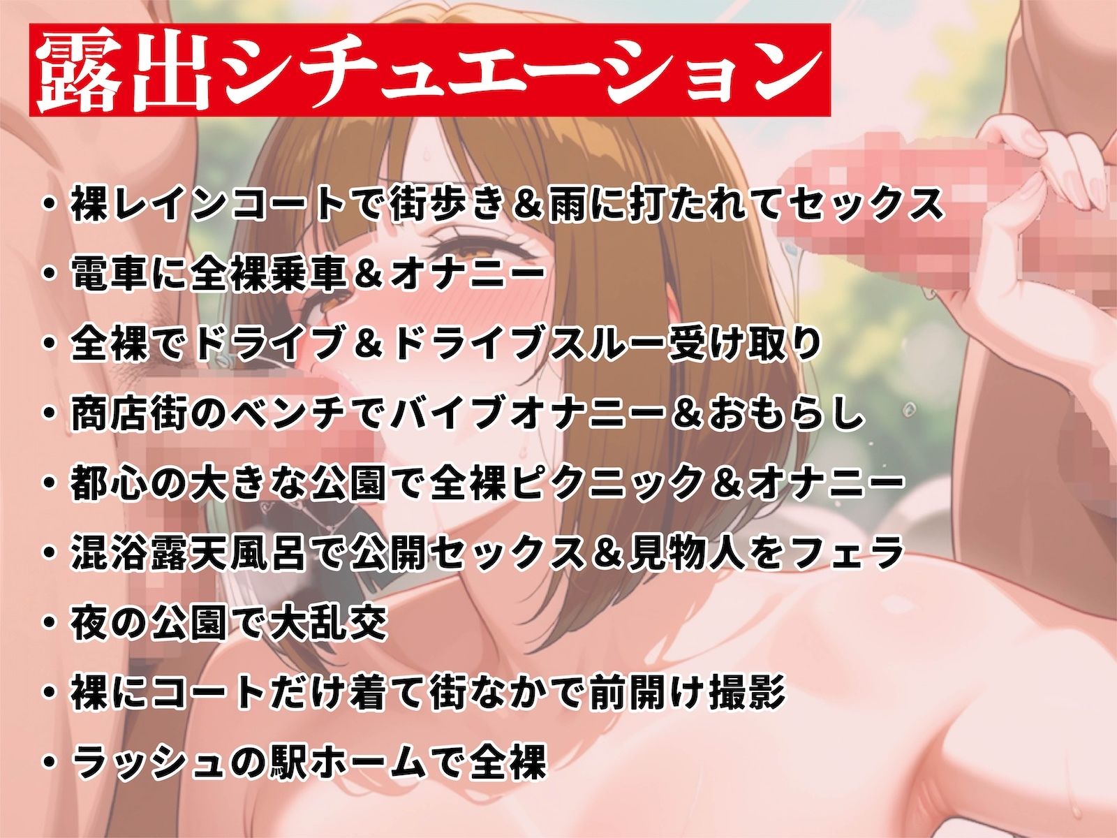 Kカップ人妻（38）、不倫露出で破滅確定