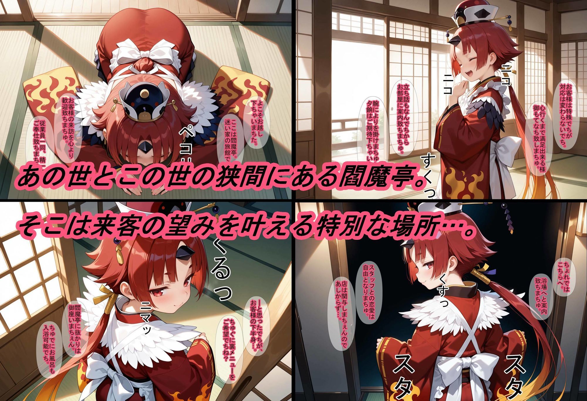 【F〇O】雀のお宿の奉仕日記〜閻魔亭泡風呂記〜