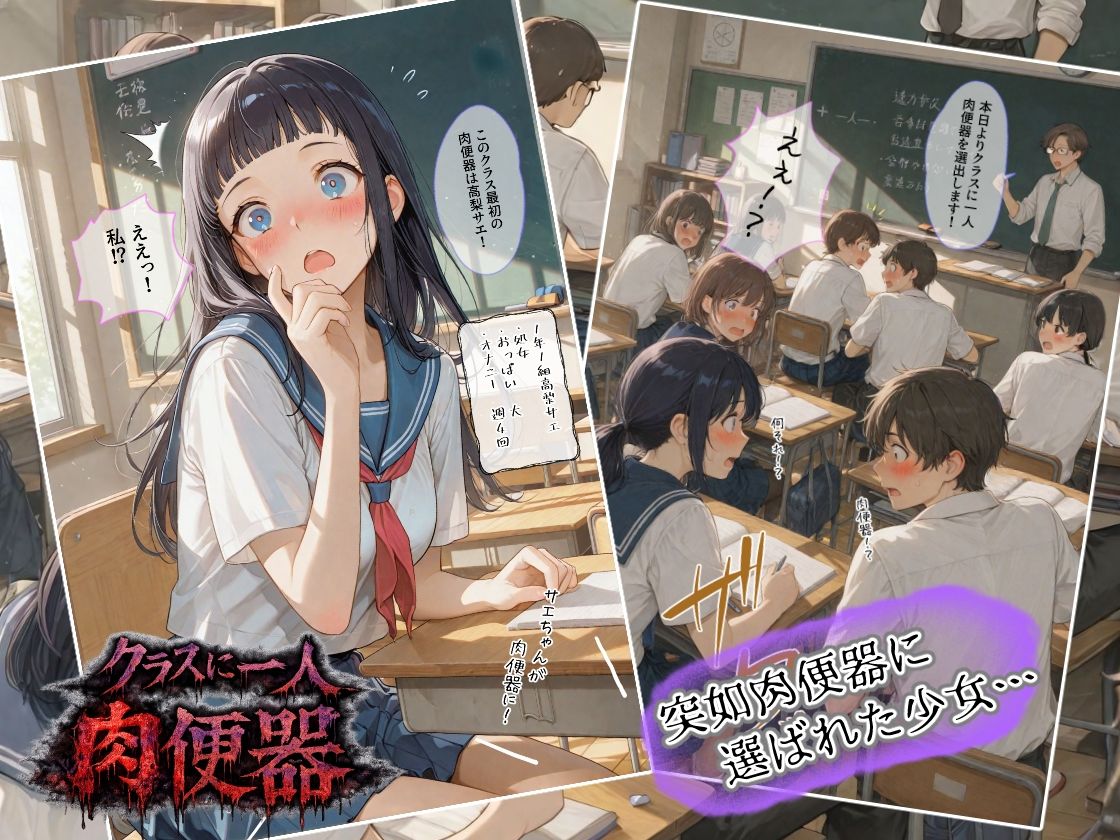 クラスに一人肉便器