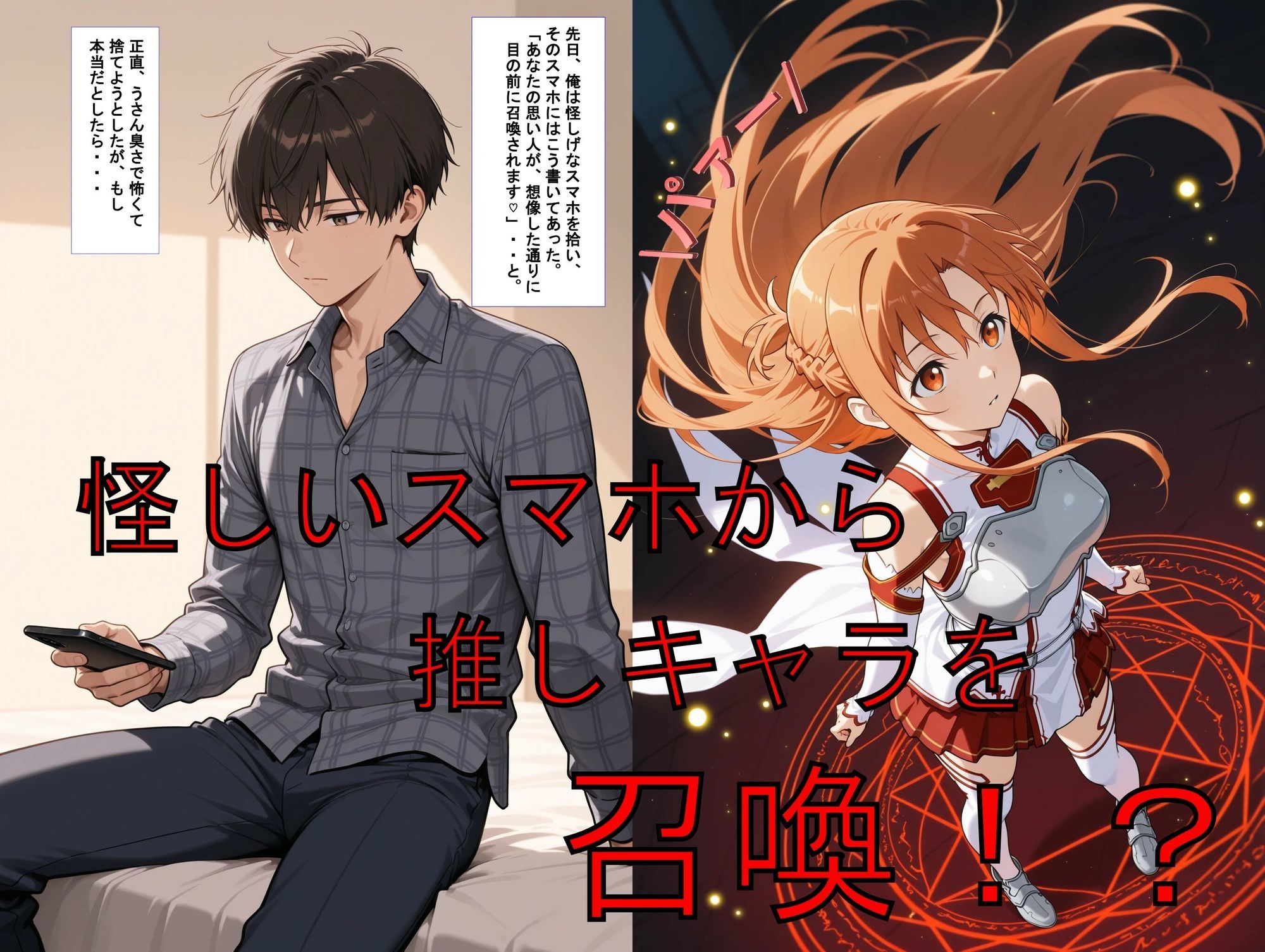 推しキャラ召喚した俺！  気高き美女を犯し、心を掌握！