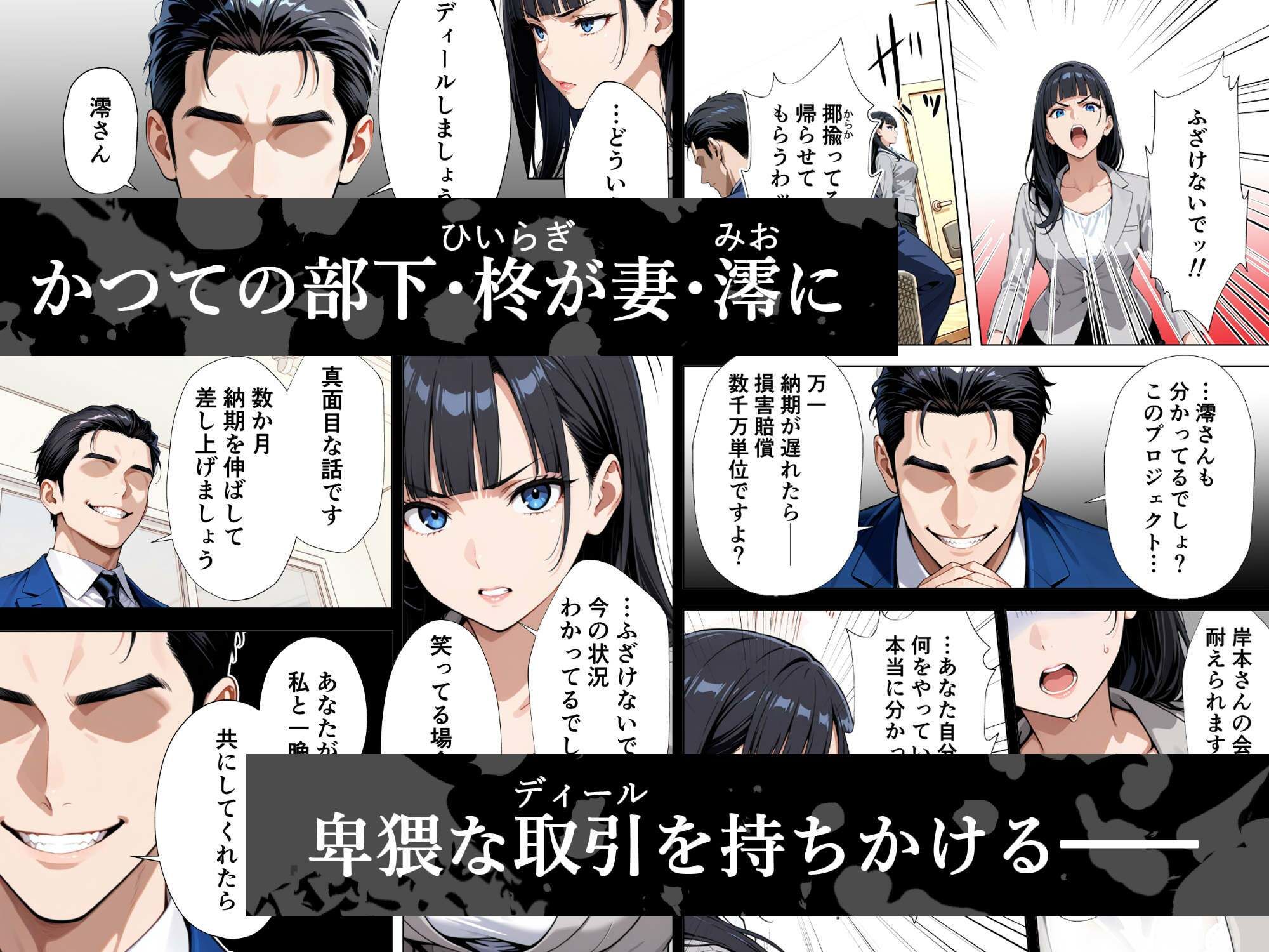 完璧妻の禁断寝取られディール〜夫の会社を救うのは、私の連続絶頂だけ〜