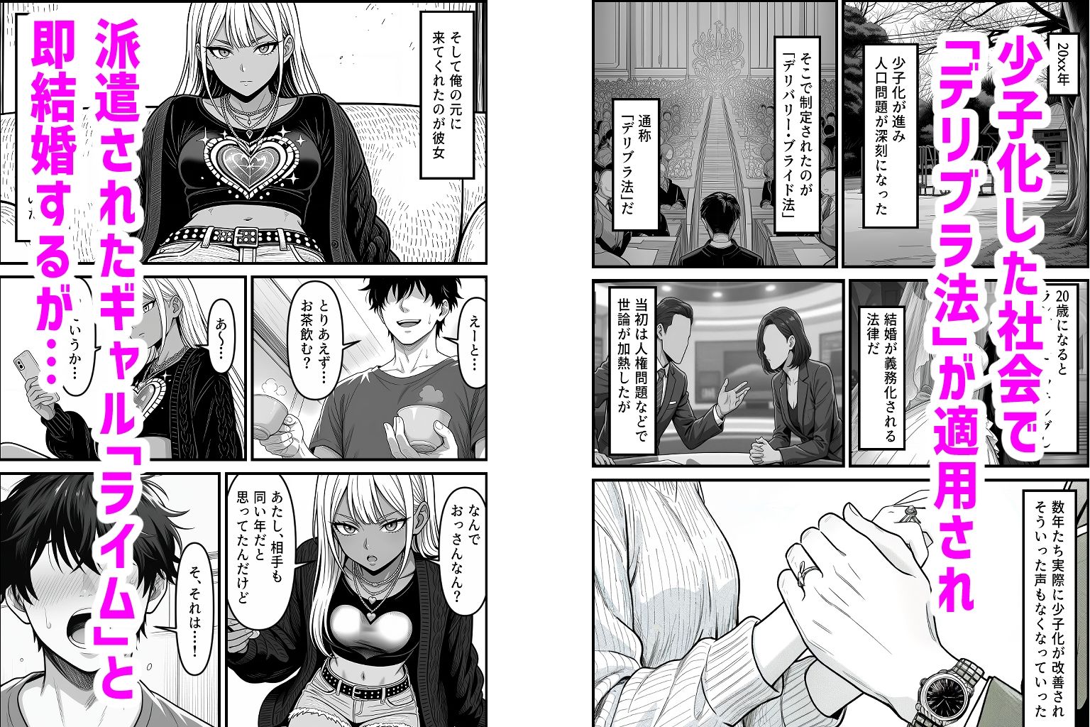 デリバリー・ブライド〜ツンデレ黒ギャルと出会って即結婚した結果…